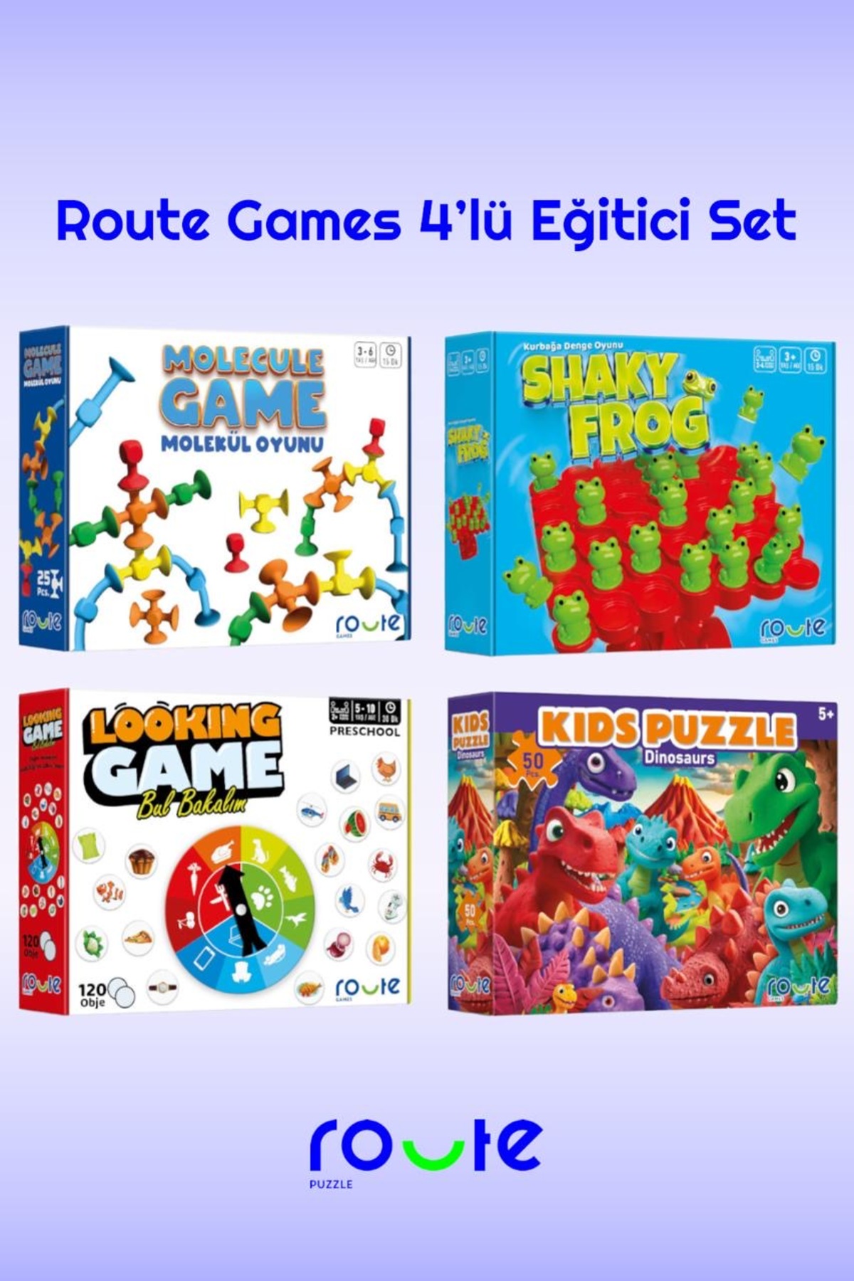 Route Games 4'lü Eğitici Set