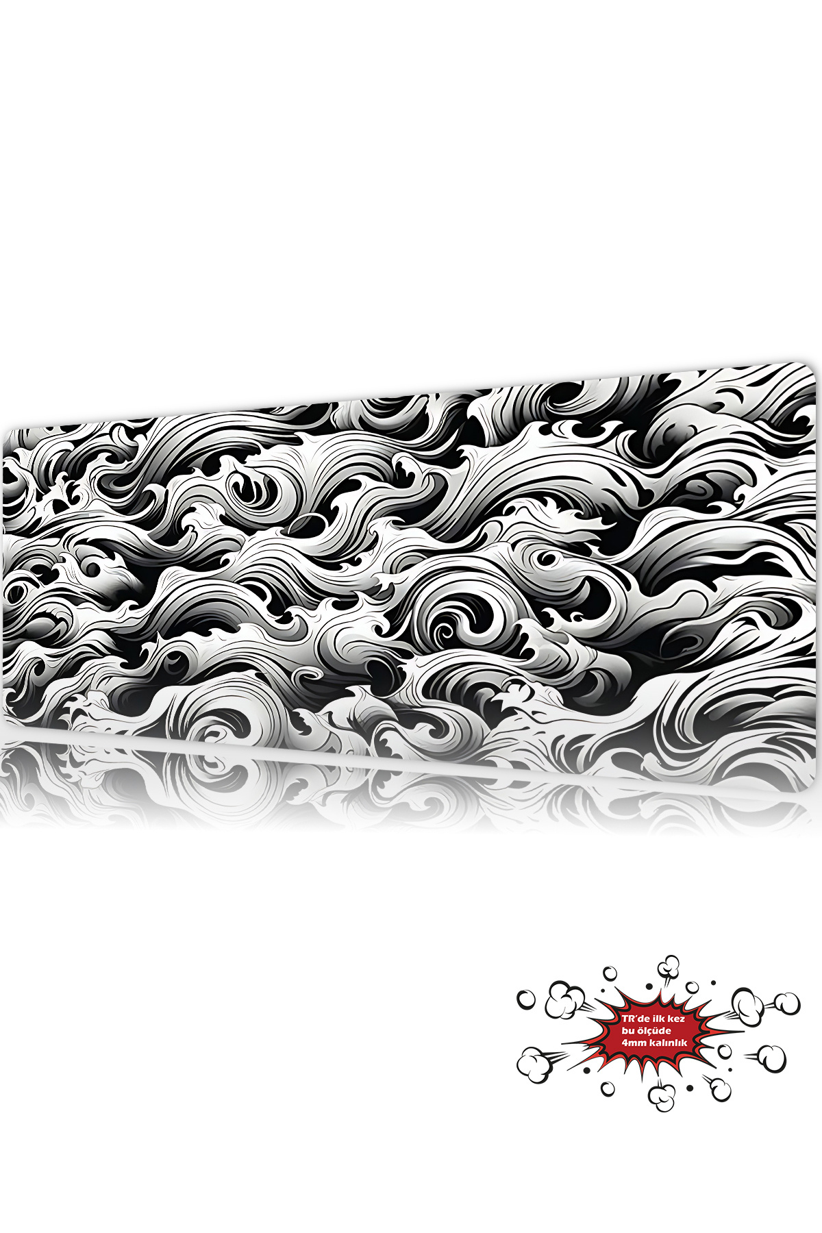 Silent Tide Gaming Player XL Mouse Pad Mousepad 90x40 cm 3Mm Stitched Model