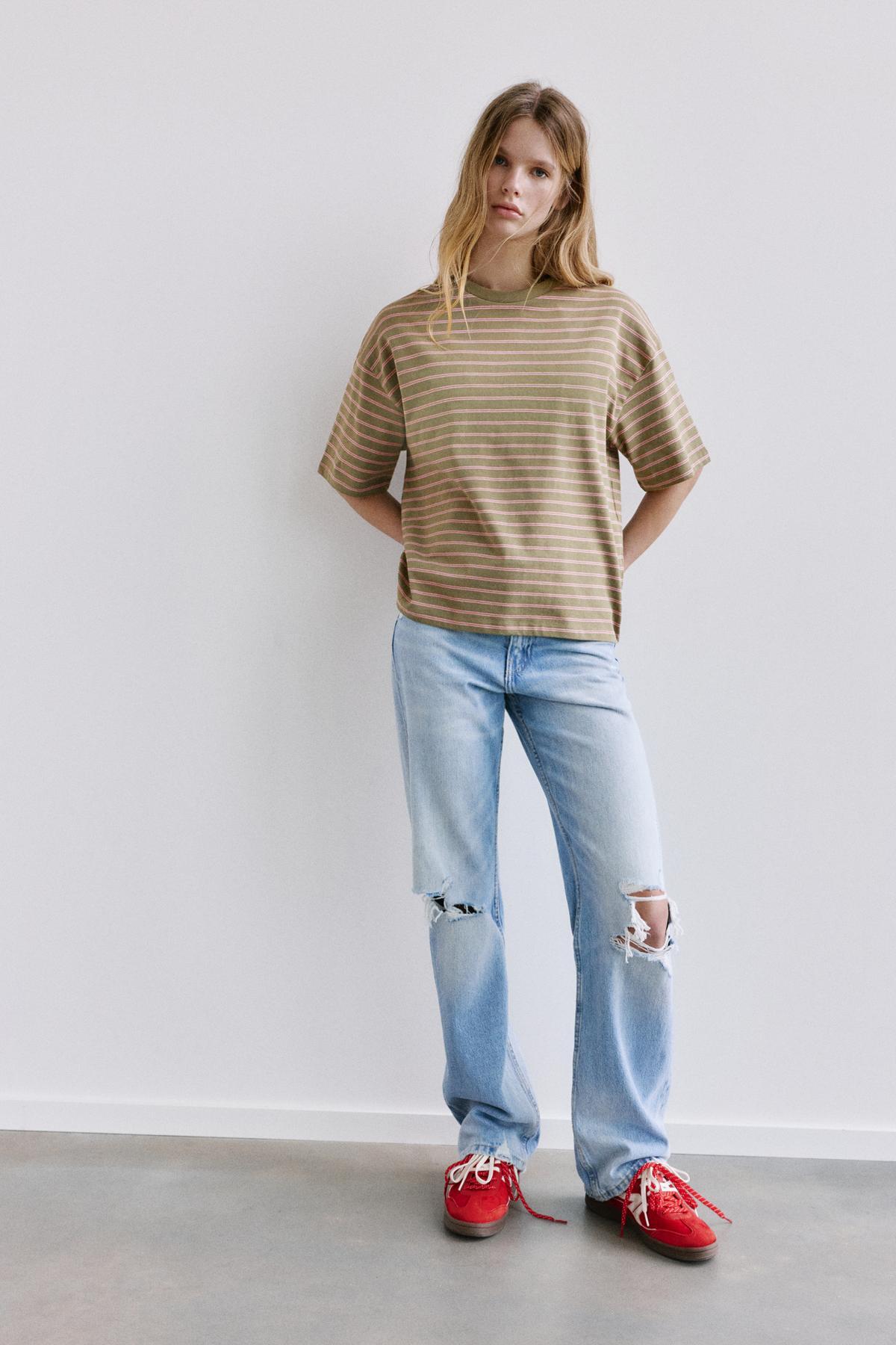 Pull & Bear  Oversize kısa kollu t-shirt - Görsel 2