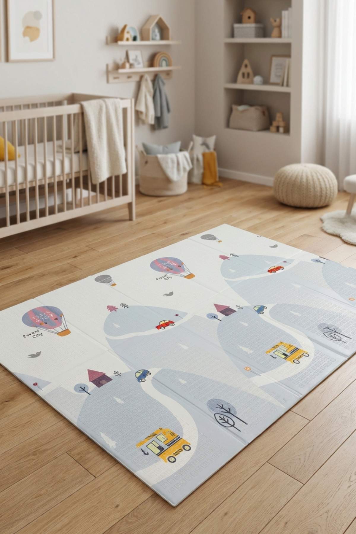 Decomia Home Çift Taraflı Katlanabilir Eğitici & Eğlenceli Çocuk Oyun Halısı Bebek Oyun Matı (150x200 cm) fotoğrafı 4 (önizleme)