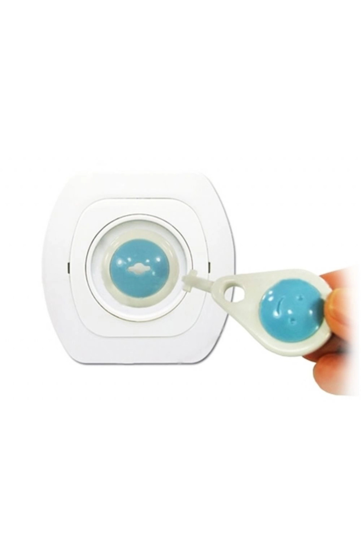 KaF KeF SHoPP VLK Anahtarlı Çocuk Koruma Priz Kilidi 6 Adet VLK fotoğrafı 3 (önizleme)