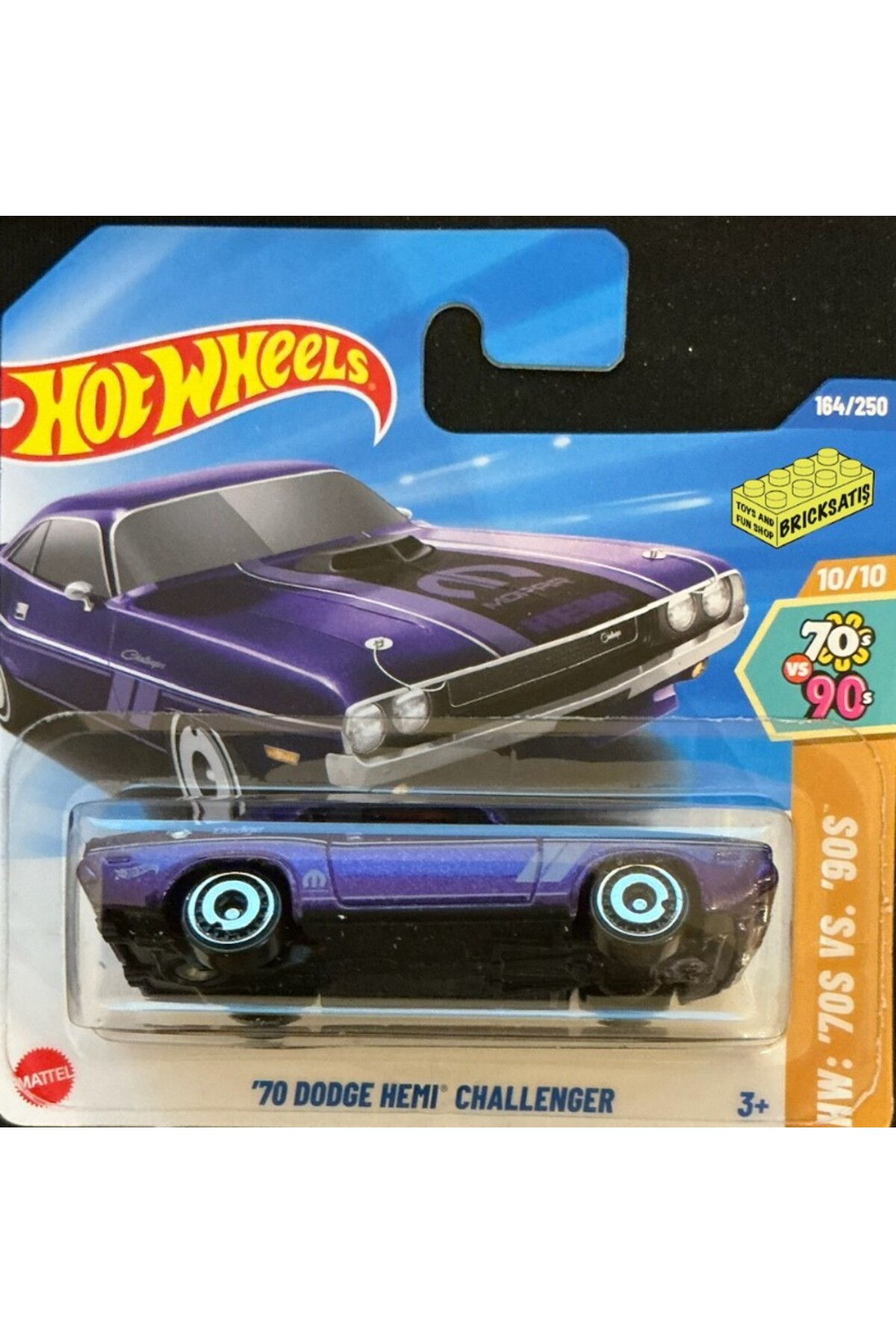 HOT WHEELS Tekli Arabalar '70 Dodge Hemi Challenger HYY96 ('70s ve
