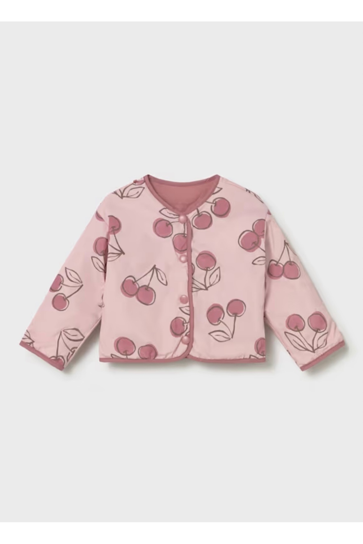 Mayoral LİMİ kız bebek & çocuk çift taraflı baskılı kapitone rüzgarlık yağmurluk fotoğrafı 2 (önizleme)