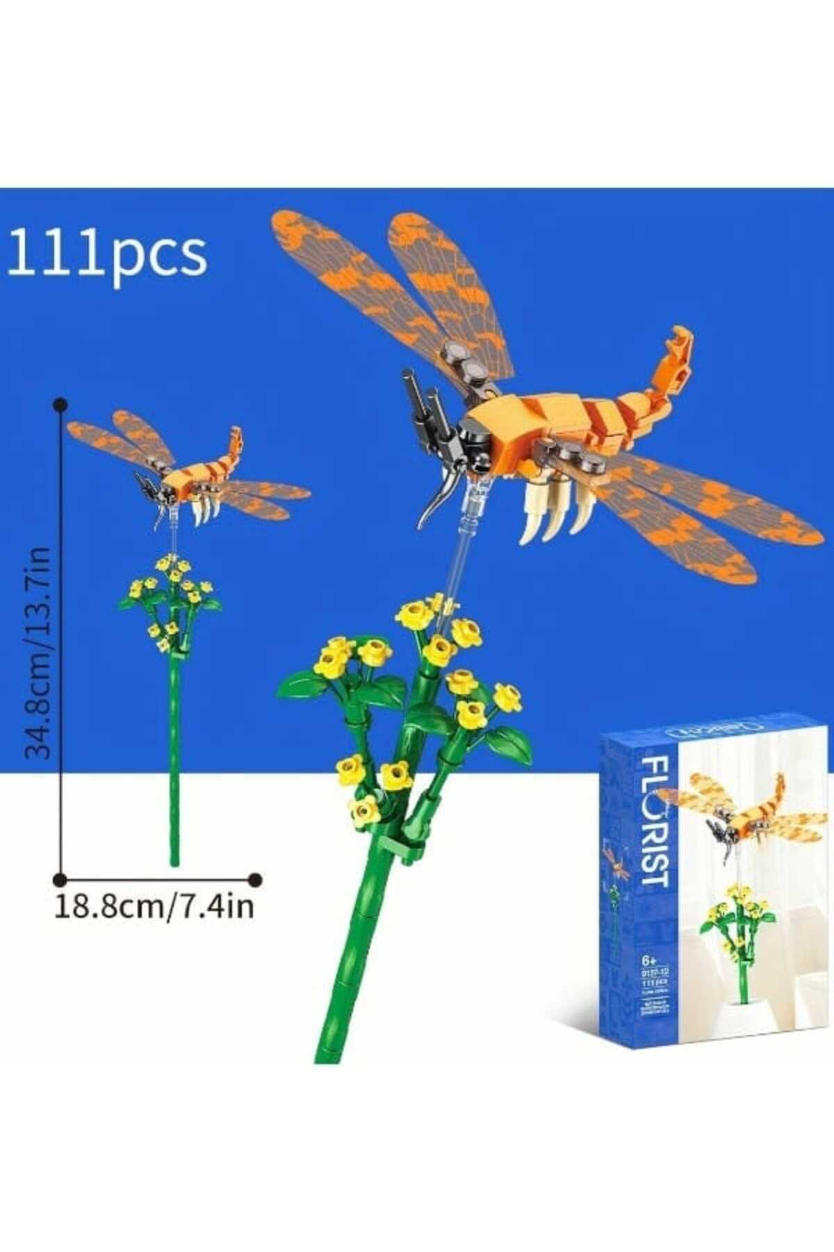 Oyunsal Yapraklar Üzerinde Altın Akrep Böceği 111 Parça Yapı Blok Seti -Eğitici ve Dekoratif Yapım Oyuncağı fotoğrafı 3 (önizleme)