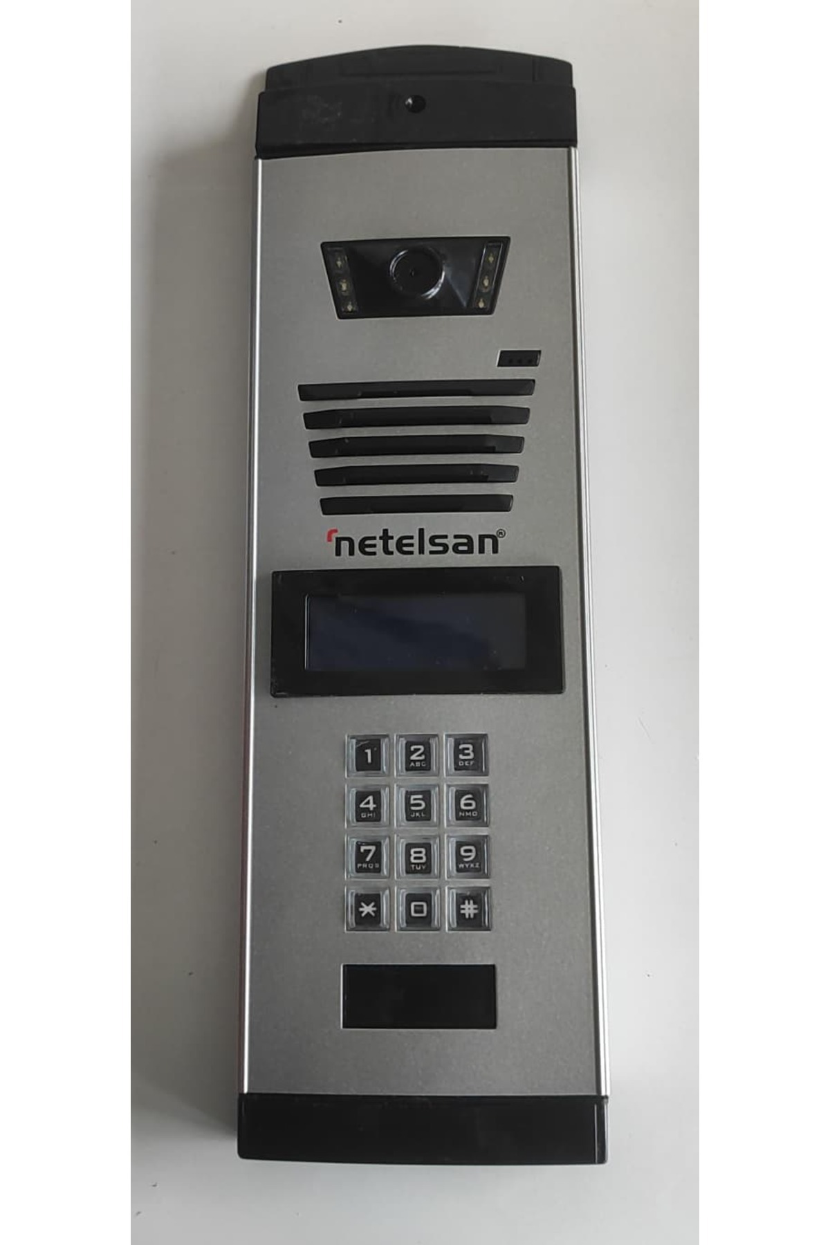 Netelsan Small Panel Dijital Tuşlu Görüntülü Zil Paneli - Şifreli