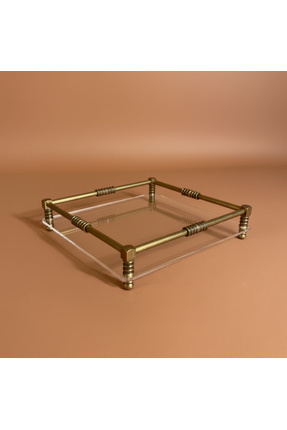 ottolamp Dekoratif Antik Pirinç Pleksi Tepsi 26x26 cm –Dekoratif Tepsi-Sunum ...