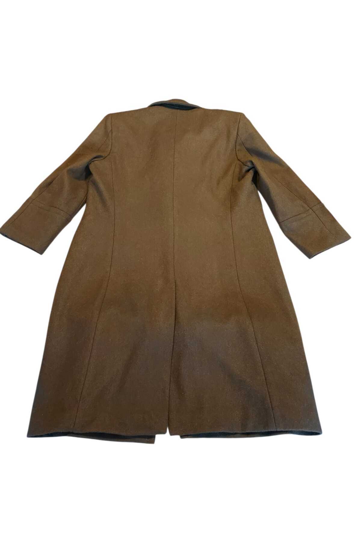 kho military design Türk Ordusu Yün Kaput Sb. (Apoletli) (48-B/ M-L Beden) Sıfır Ürün (Arka Kısmı Düz Model) görsel 6