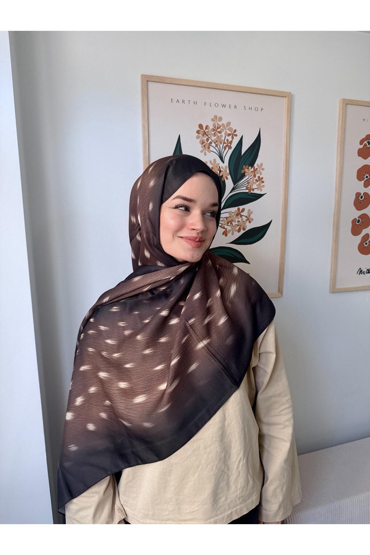 CUOCA LOUNGE LAVİE İPEK BAMBİ DESEN SOFT PAMUK ŞAL, %100 Pamuk Hafif Yumuşak Dört Mevsim Şal görsel 2