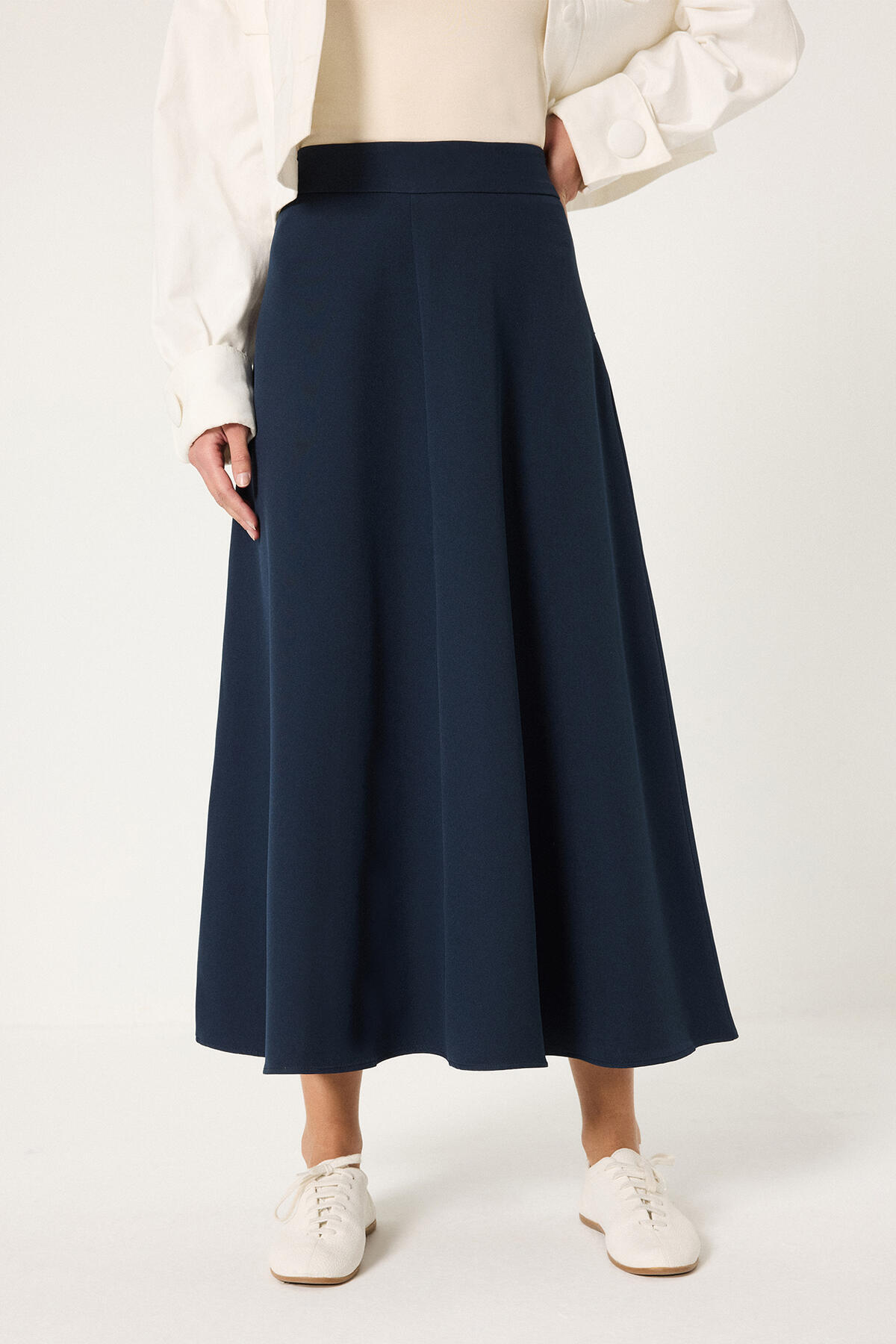 Touche Prive  YÜKSEK BEL PARÇALI ETEK - Görsel 3