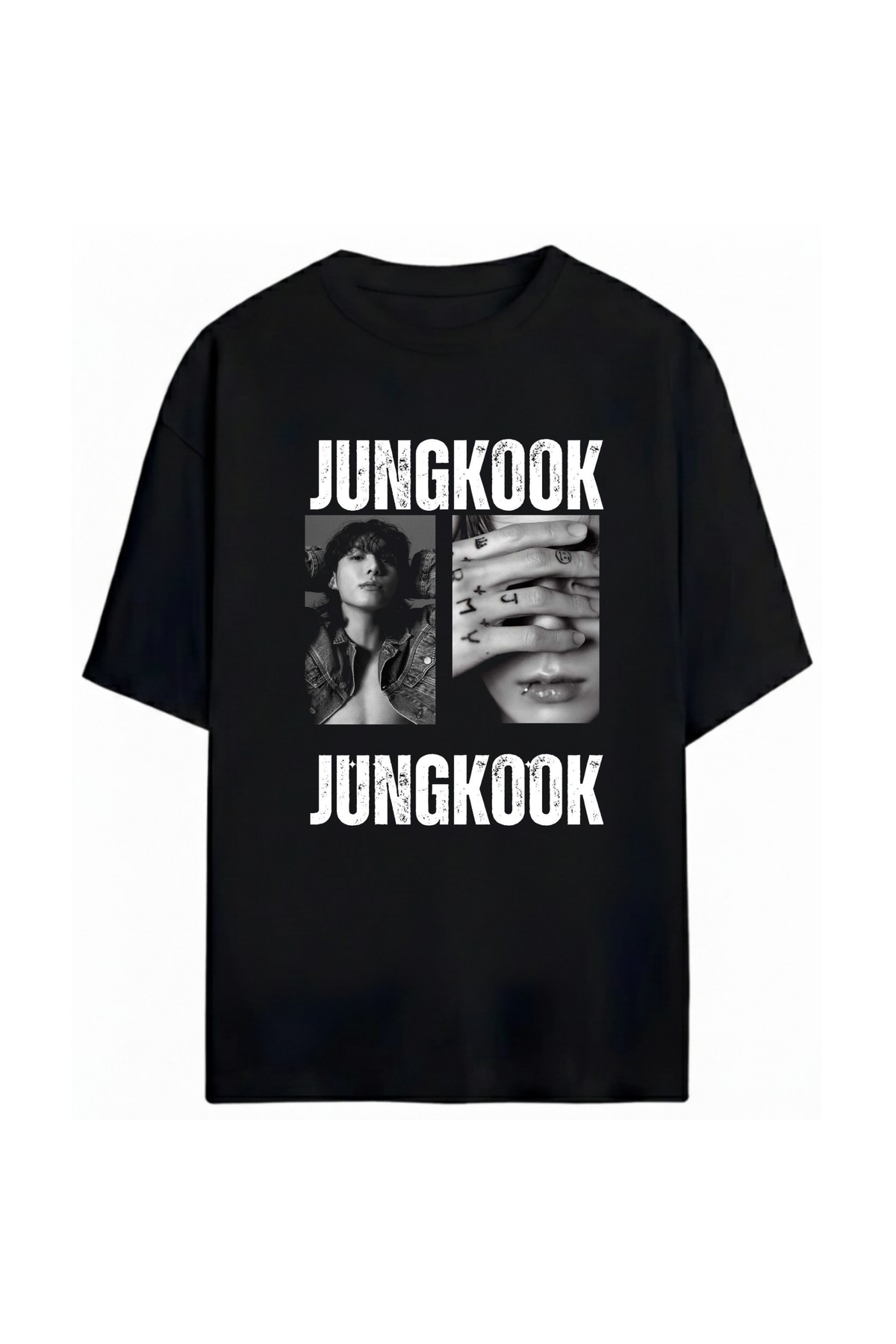BTS TEAM BTS Tシャツ Jung Kook SVART WEAR Jungkook Bts Unisex