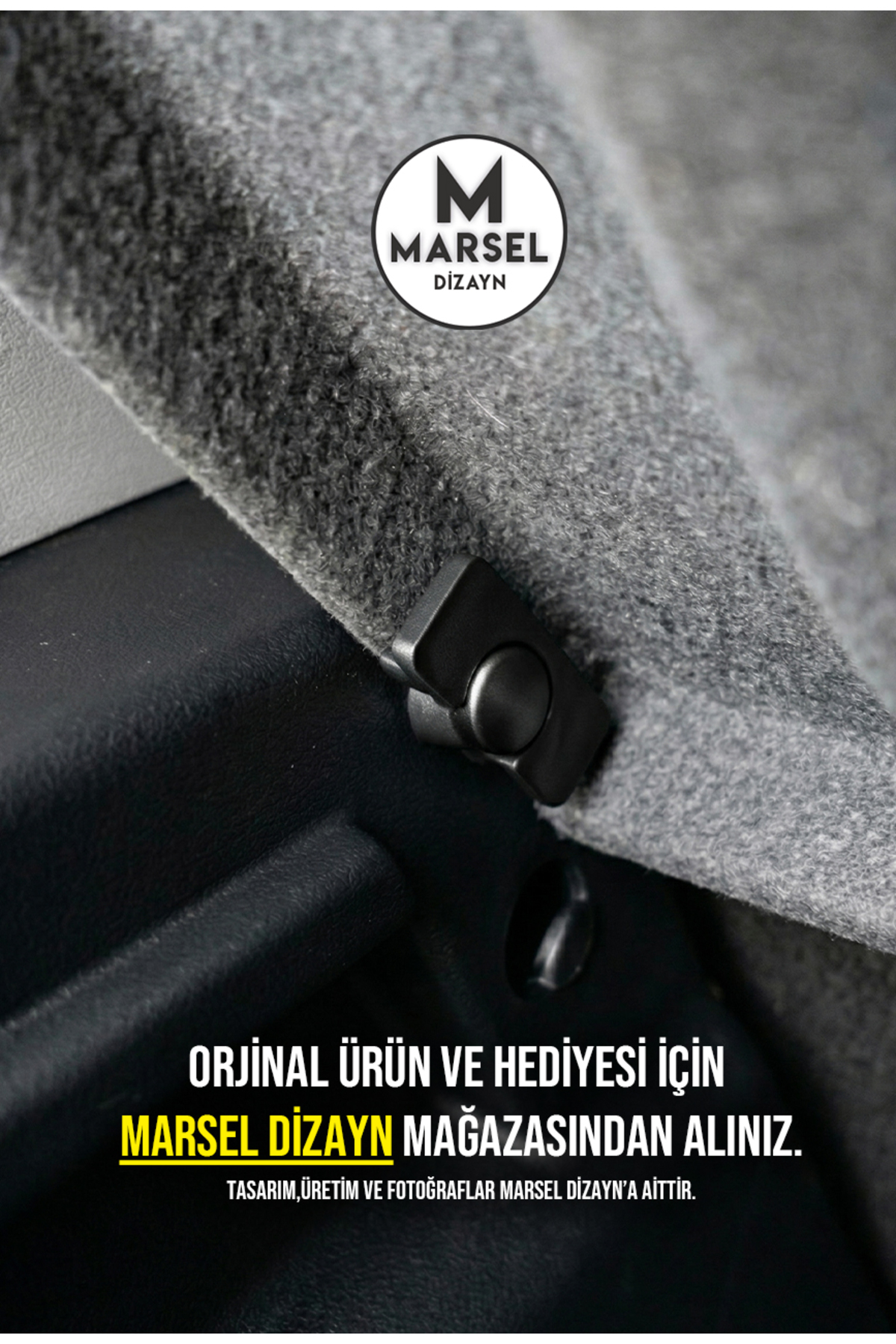 MarselDizayn Hyundai i20 Bagaj Pandizot Klipsi - Siyah - 2 Adet
