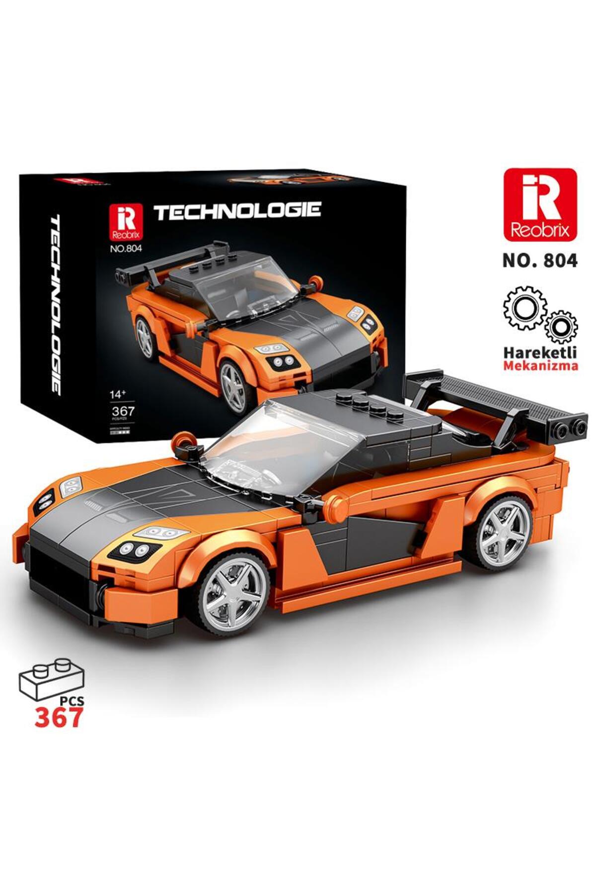REOBRIX Creator 804 Mazda RX-7 Spor Araba Yaratıcı Yapı Blok Seti