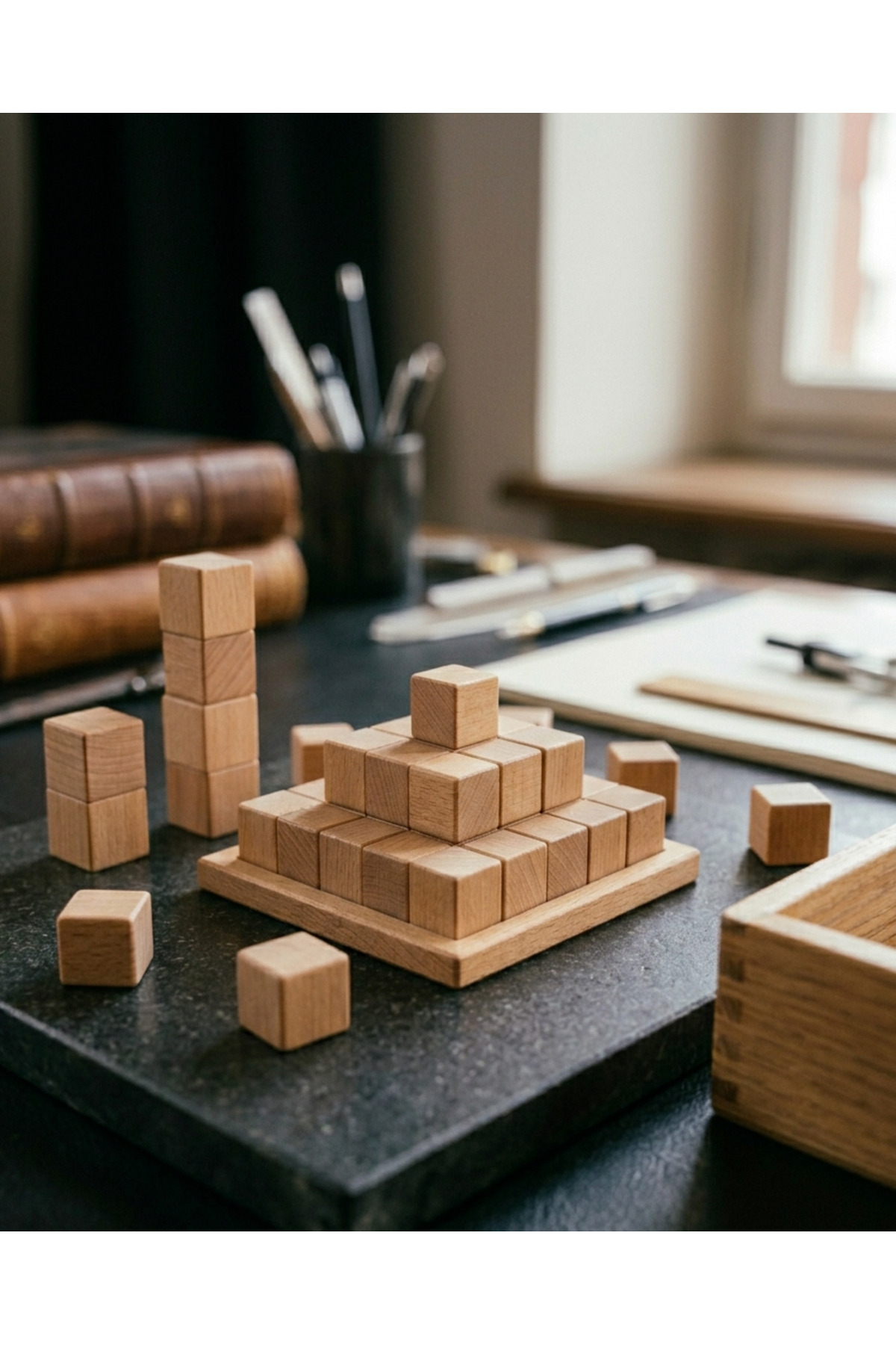 ARTI WOODS Ahşap Küp Bloklar 2 Cm (100 adet) 1.sınıf Kare Doğal Ağaç fotoğrafı 4 (önizleme)