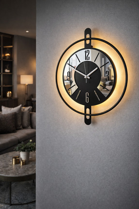 Pey Aksesuar Metal -Çelik Gövde -İdeal Boy(40X50CM) - Metal Ledli Duvar DEKOR...