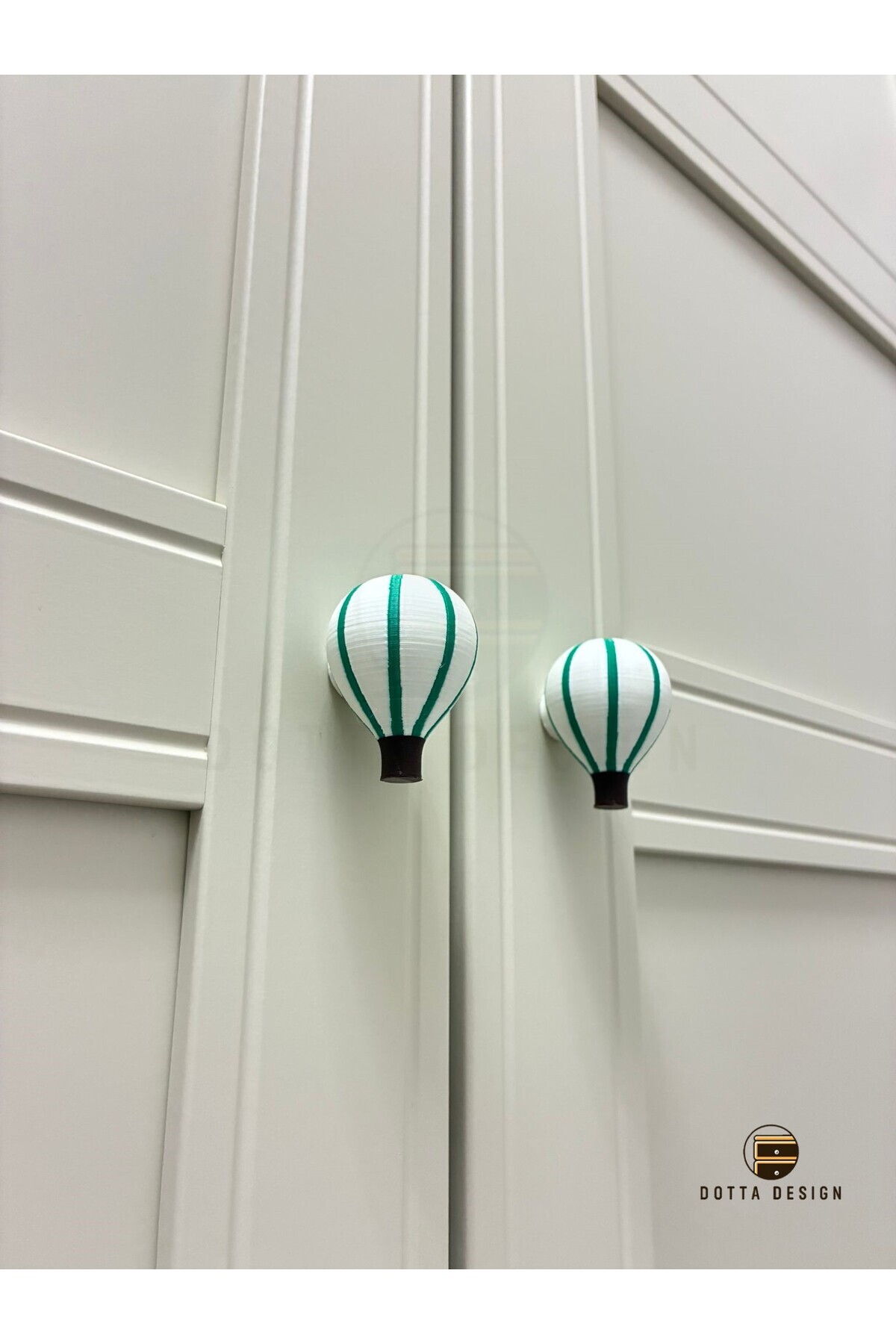 Dotta Design Çocuk Odası Kulpları - Yeşil Balon Kulp (Tekli) fotoğrafı 3 (önizleme)