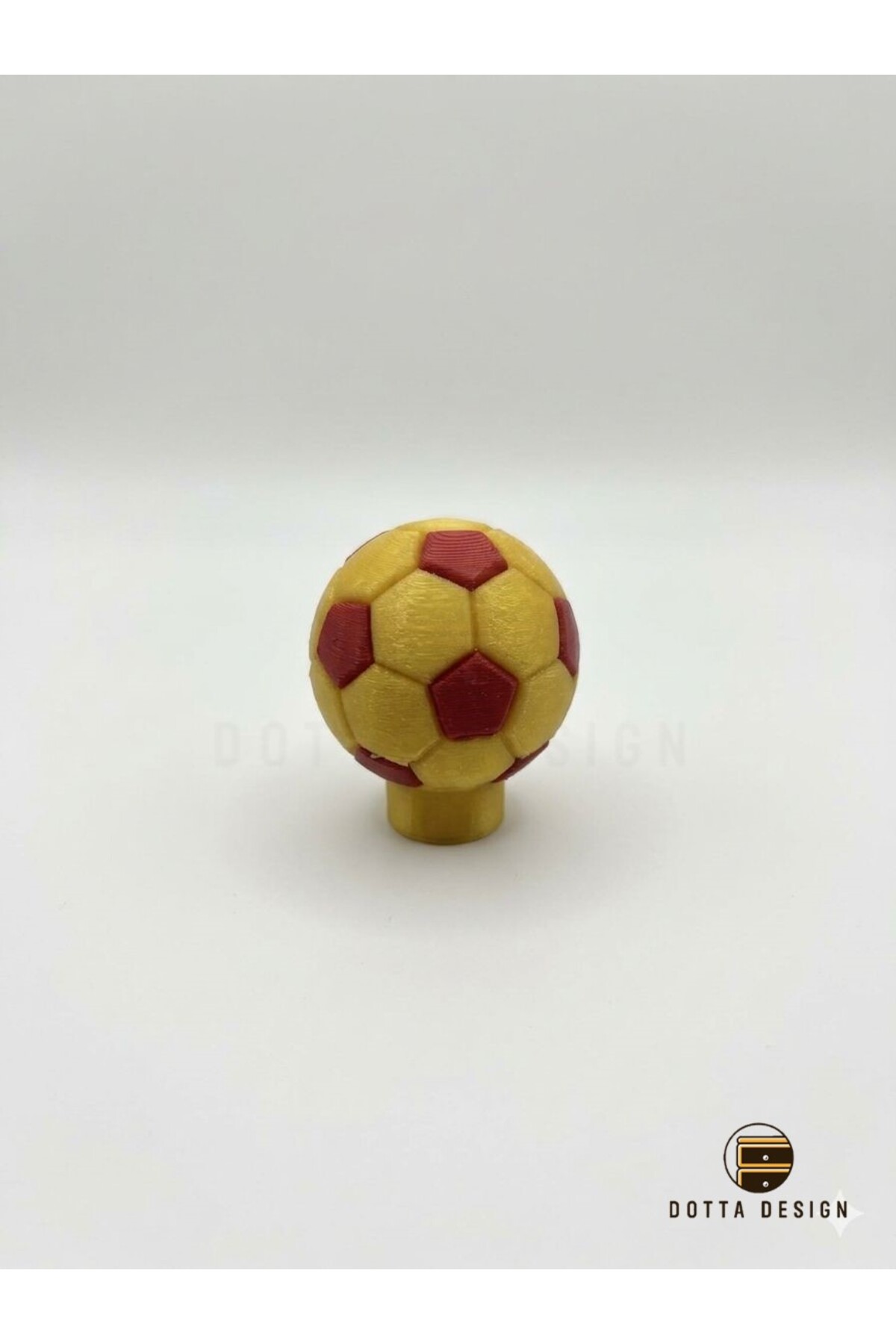 Dotta Design Çocuk Odası Kulpları - Sarı Kırmızı Futbol Topu Kulp (Tekli) fotoğrafı 5 (önizleme)