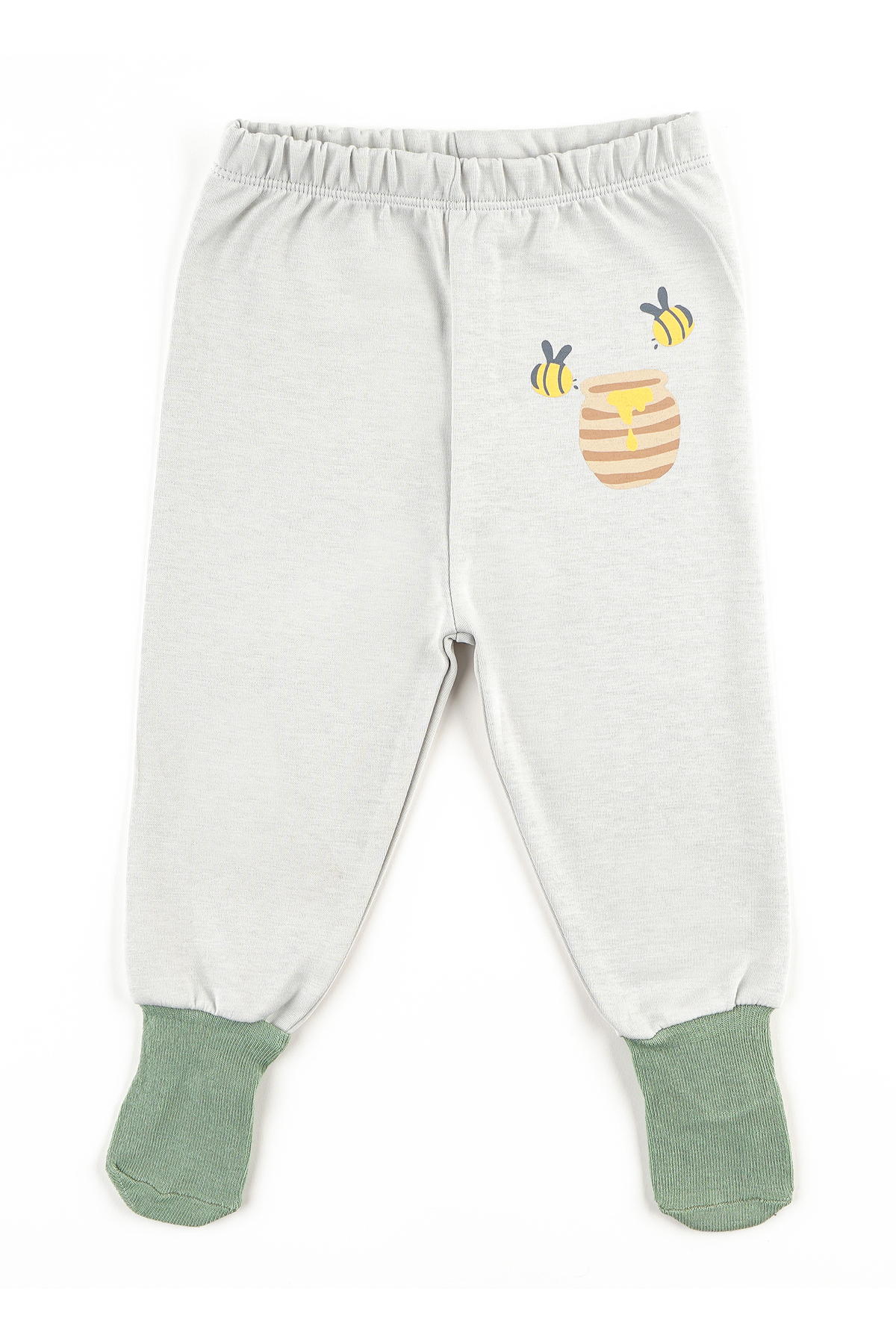 Mother Love %100 ORGANİK PAMUK 2'li Çoraplı Tek Alt 3-36 Ay fotoğrafı 5 (önizleme)