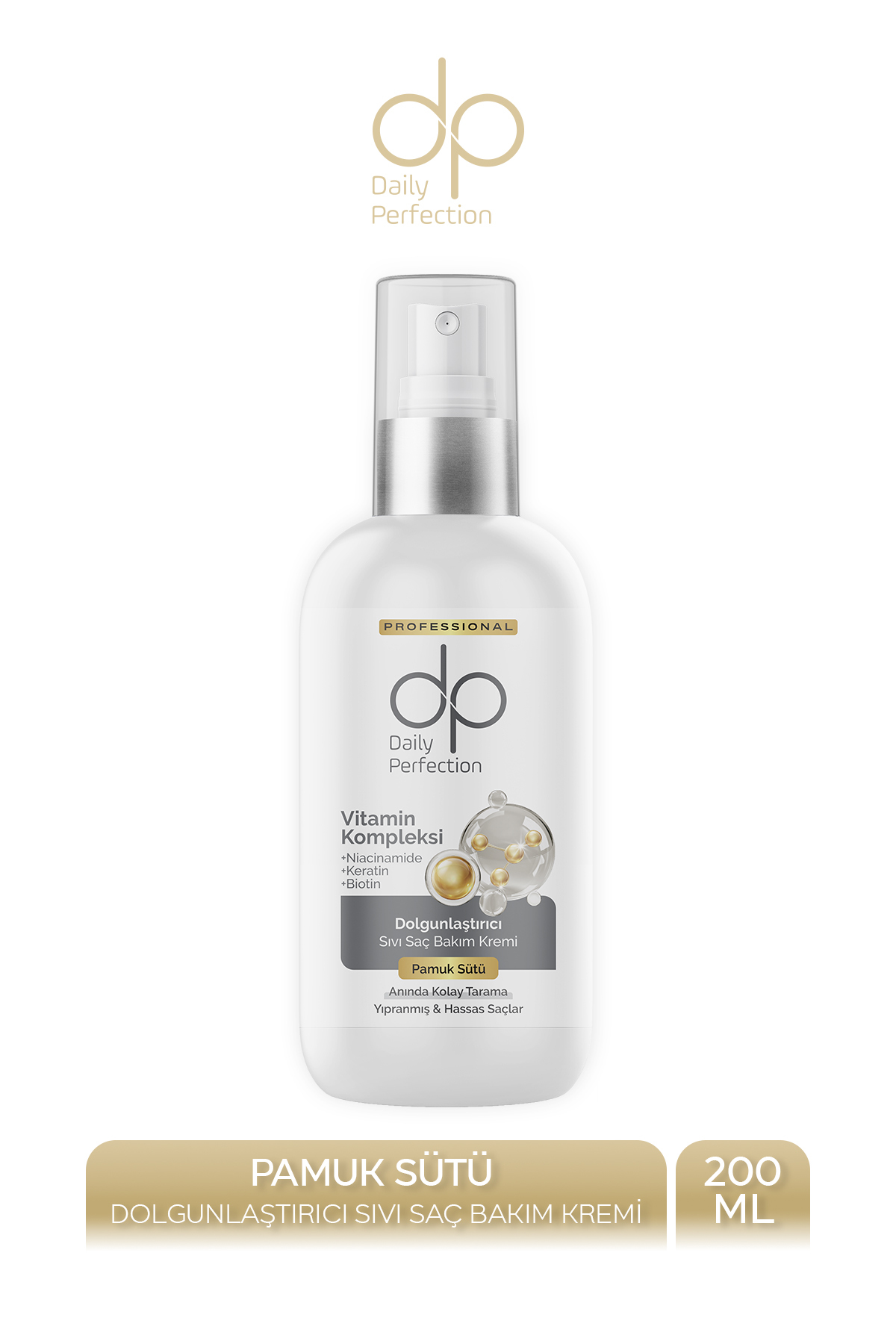 dp Daily Perfection Sıvı Saç Bakım Kremi Pamuk Sütü 200 ml — 06D0226