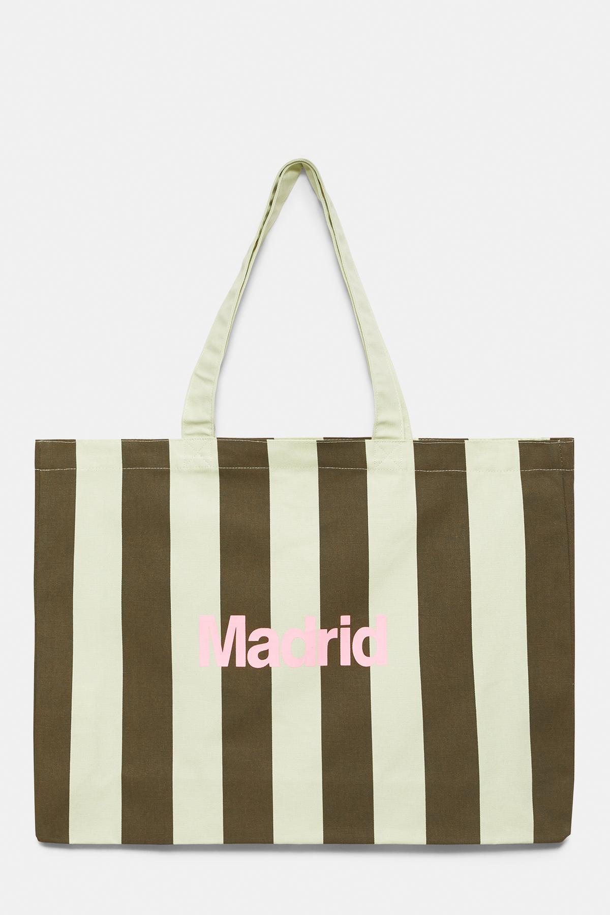Striped Stockholm cloth bag