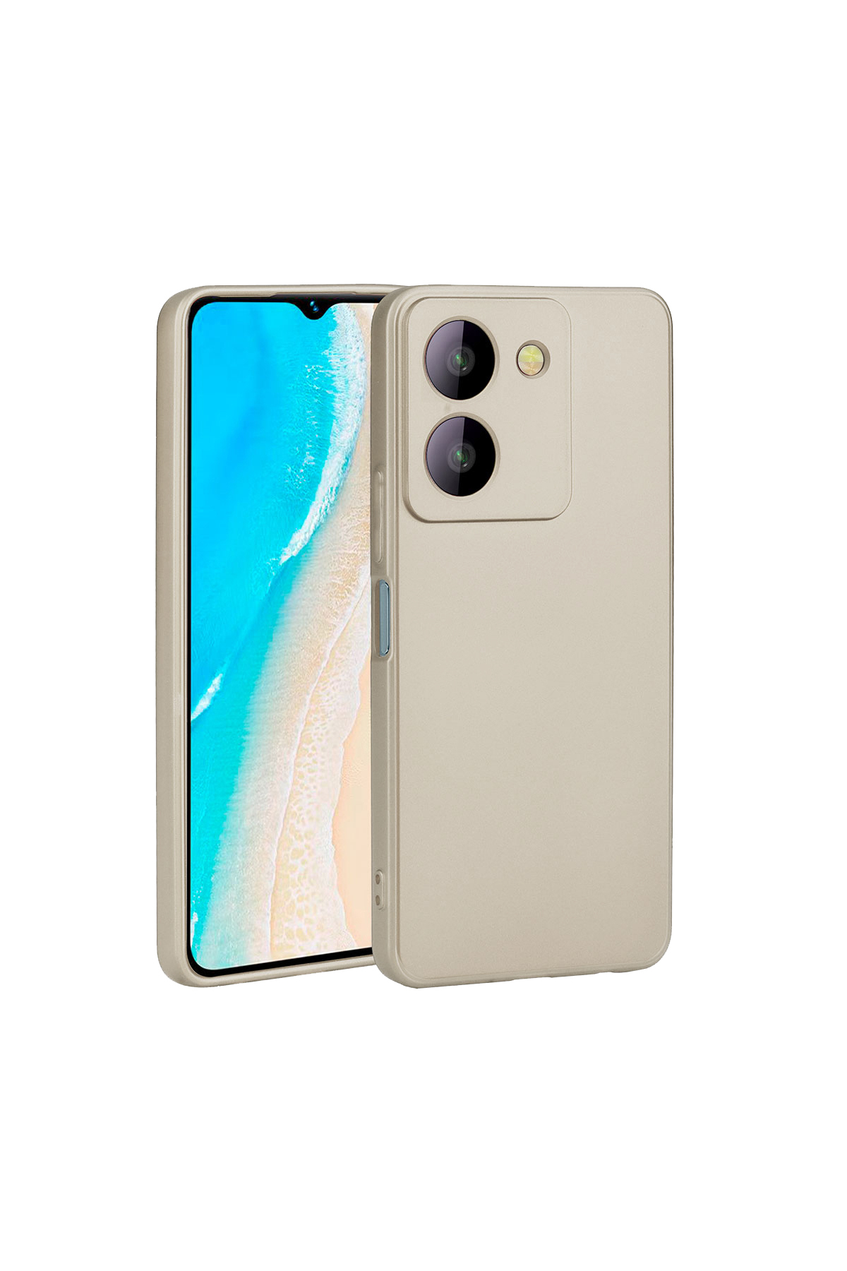 Vivo Y36 4G Kılıf AKRE Premier Silikon Kapak - Gold