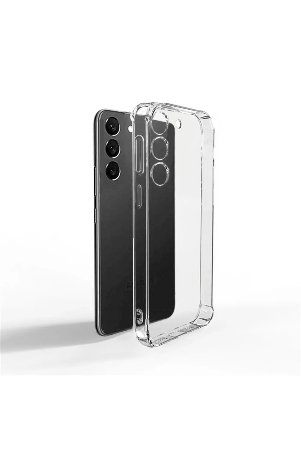 Galaxy S23 Uyumlu AKRE 2mm Anti Shock Silikon-Renksiz