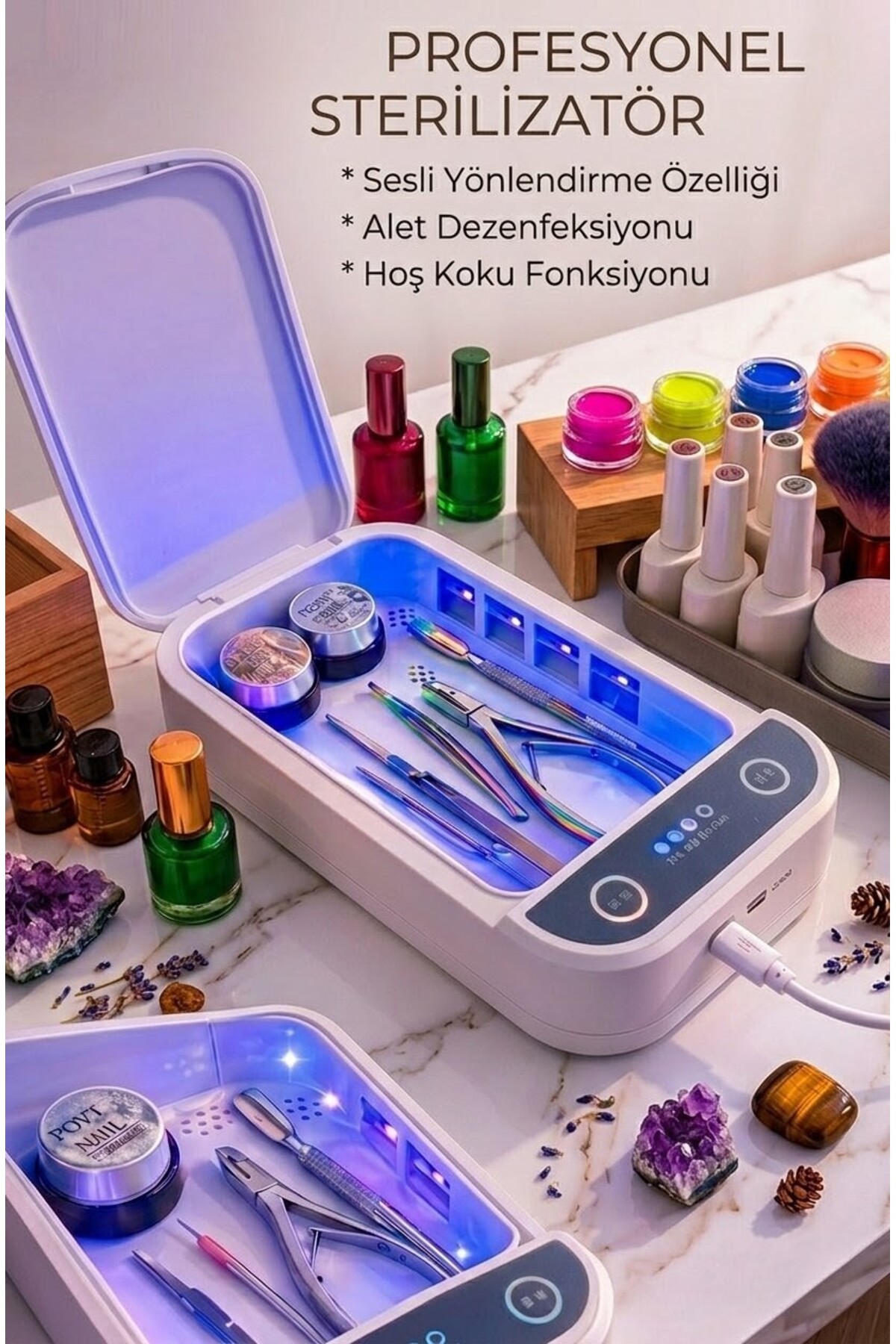 PİRAYE AKSESUAR 4 Kademeli Profesyonel UV Sterilizasyon Cihazı - Dezenfekte Makinesi - UV Sterilizer - Fiyatı, Yorumları