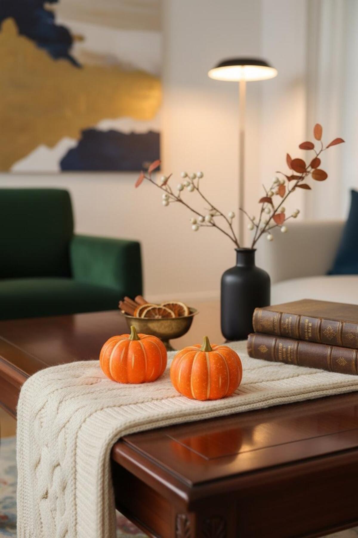 2’li Dekoratif Kabak Seti | Modern ve Şık Masa Üstü Dekorasyonu