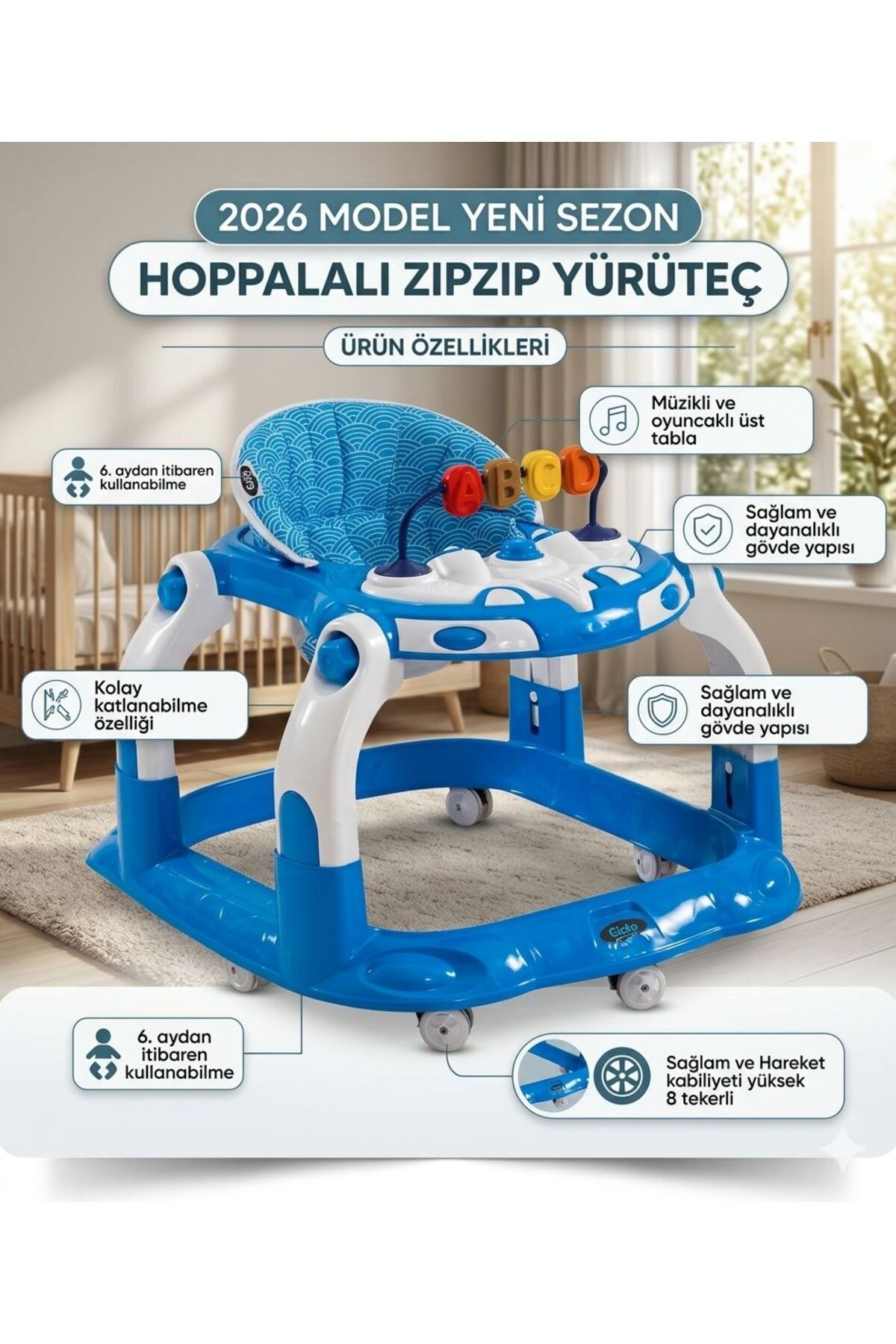 ペッピープレッピー ÖYKÜ BEBEK DUNYASI 2026 Model Yeni Sezon Yeni Model Hoppalalı
