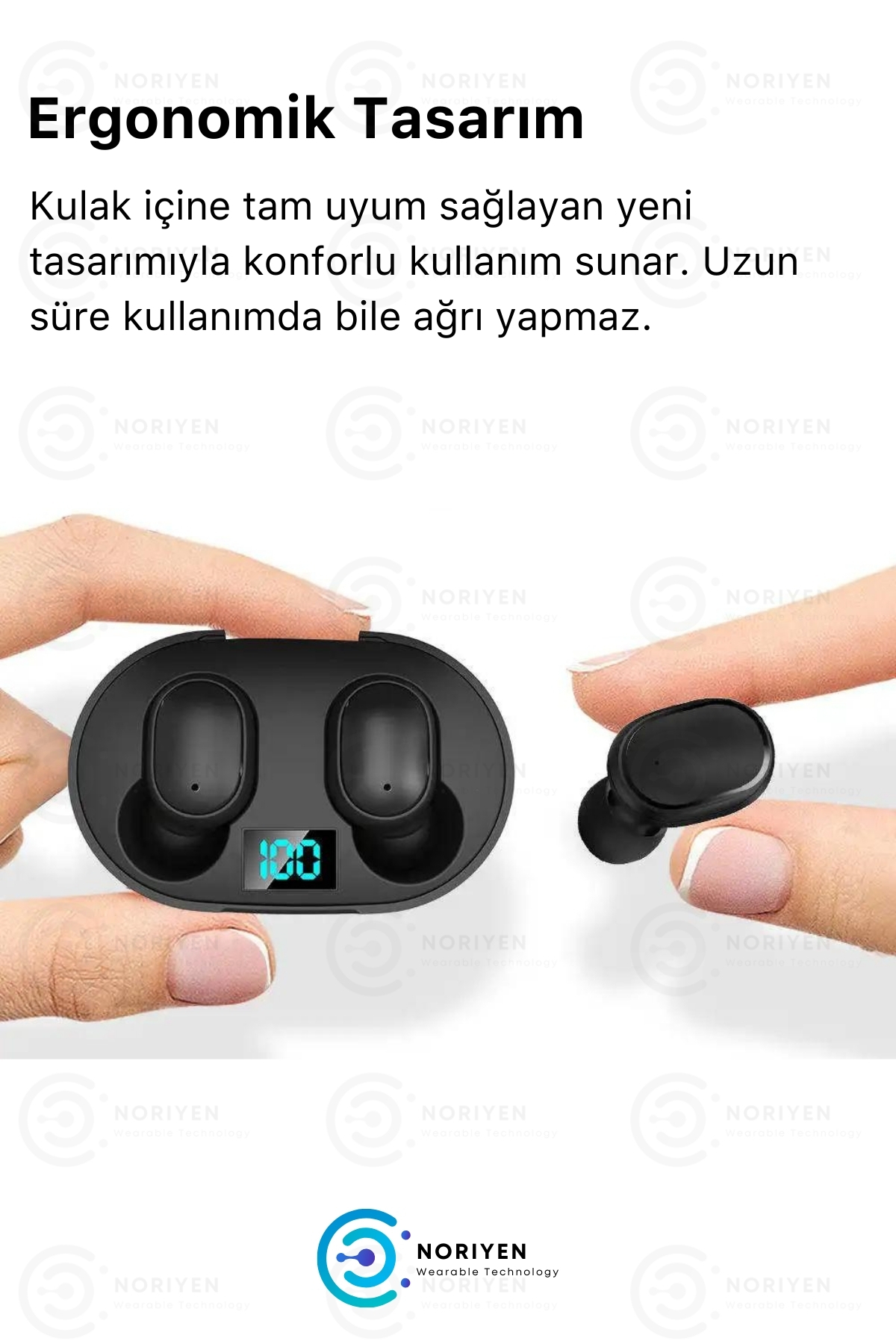 Yeni Nesil E6s Dots Hd Ses Çift Mikrofonlu Extra Bass Powerbank Kablosuz 5.0 Blutooth Kulaklık