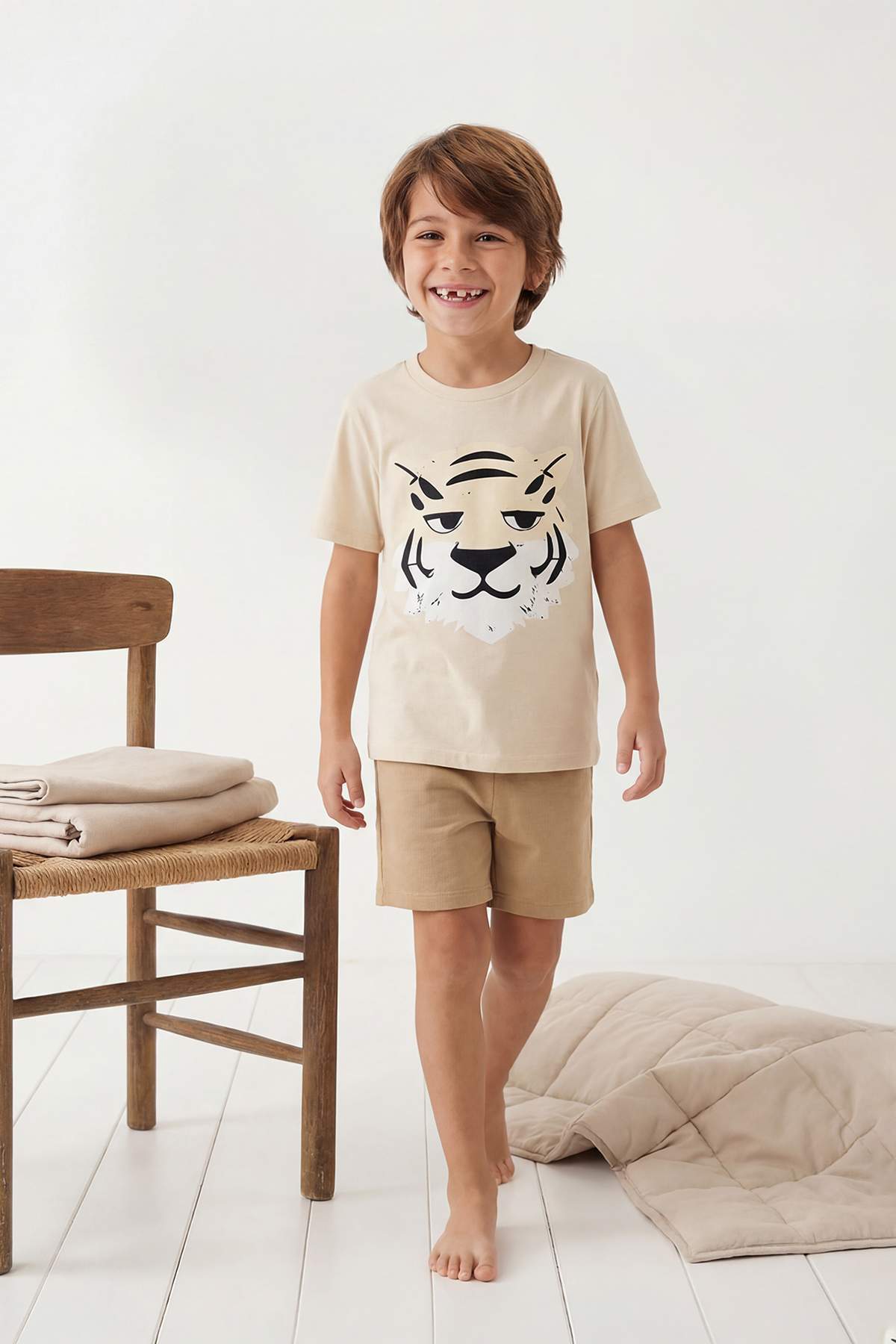 trendyolkids-boys-striped-short-regular-pajam
