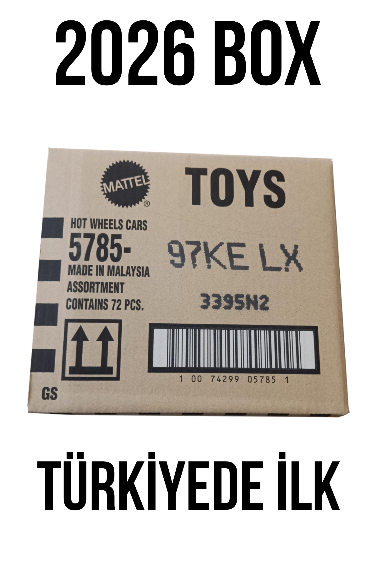 HOT WHEELS HOTWHEELS 72Lİ KARTON KUTU 97KB GZ 2026 TÜRKİYEDE İLK