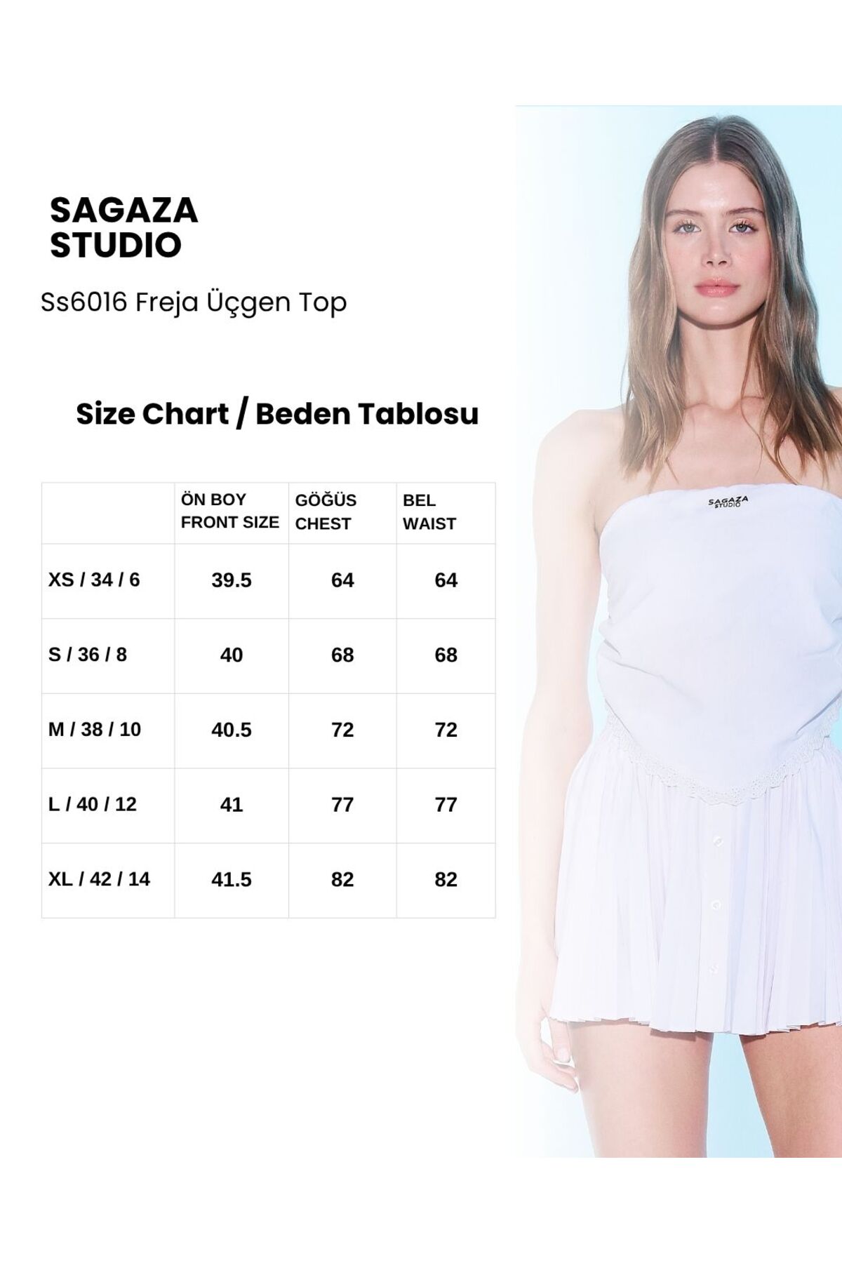 Sagaza Studio SS6016 Üçgen Büstiyer görsel 6