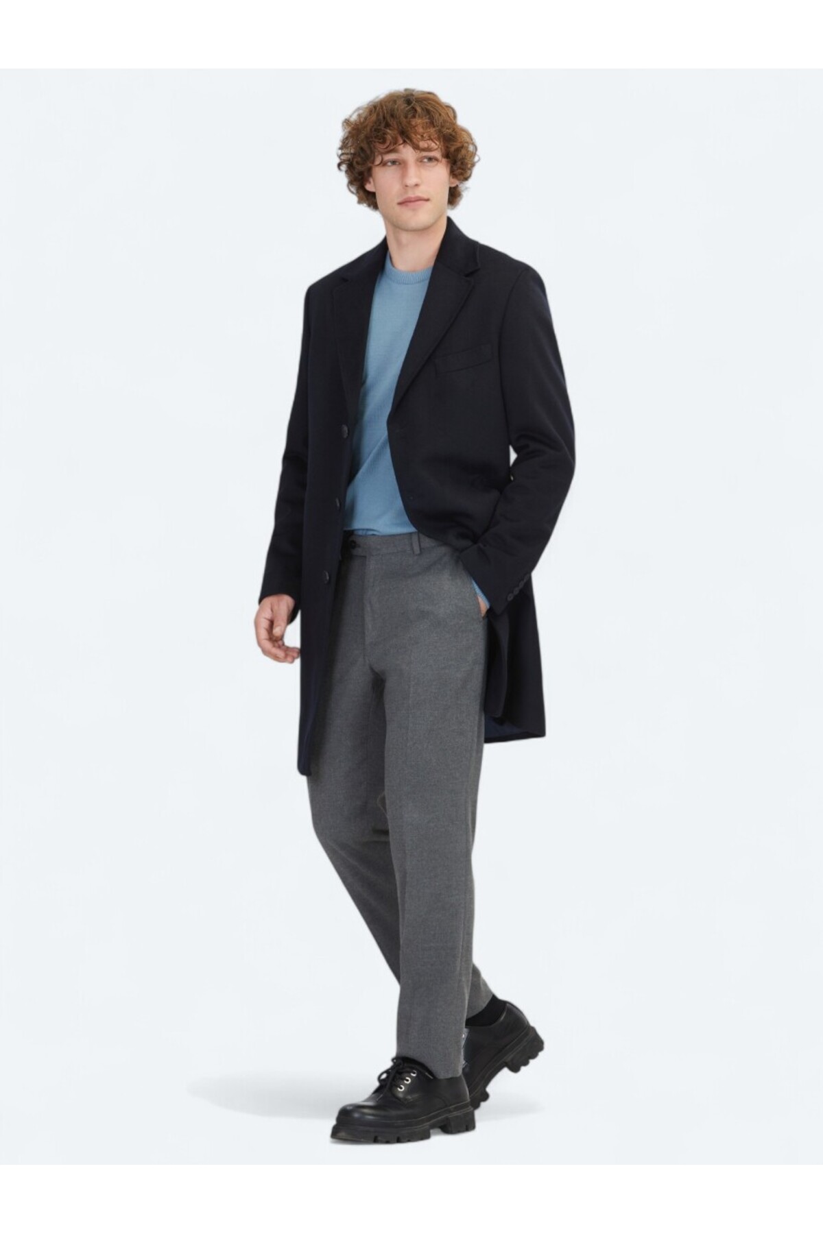 Kip  Dokuma Palto - KP10110096 - Görsel 2