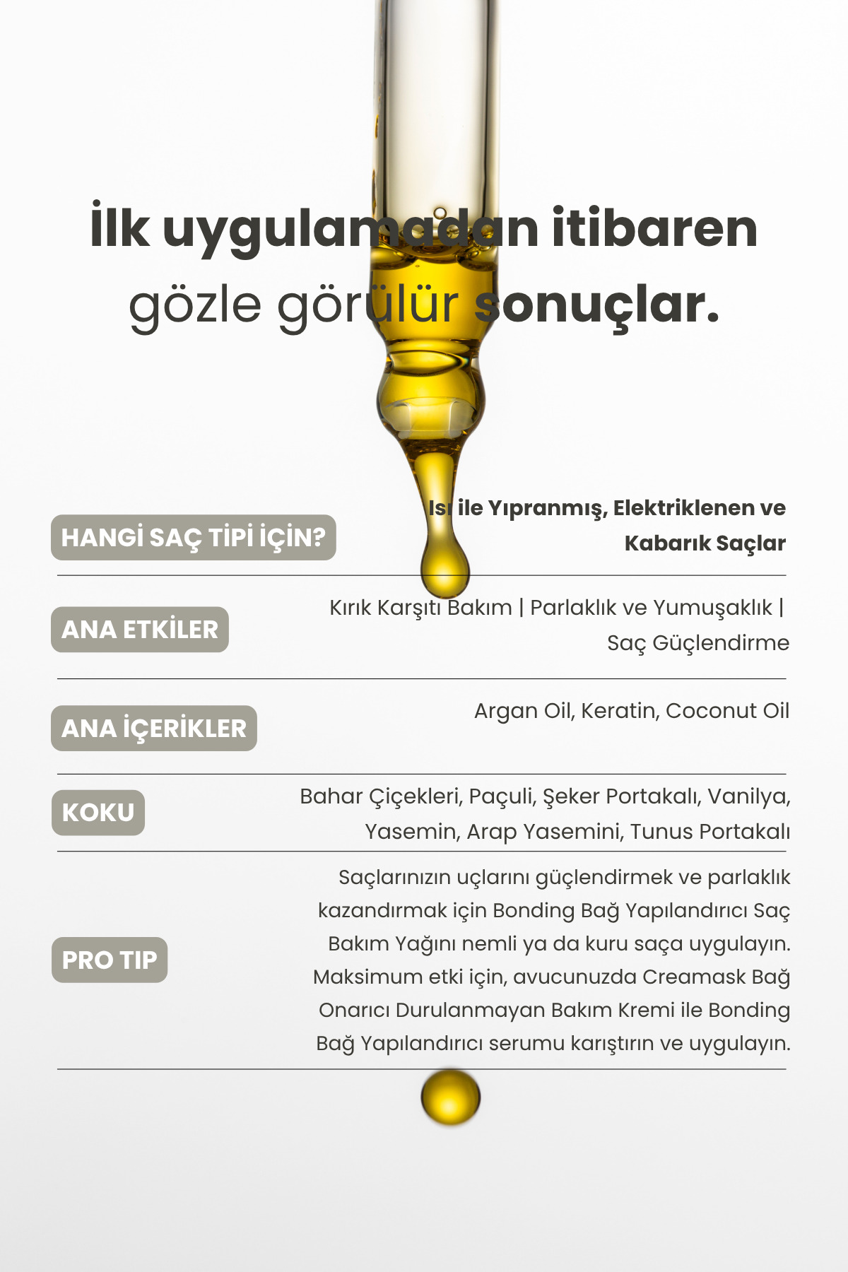 Bonding Kırılma Karşıtı Parlaklık Veren Bağ Onarıcı Saç Serumu 20 ml Seyahat Boy — MP174 — تصویر 5 از 5
