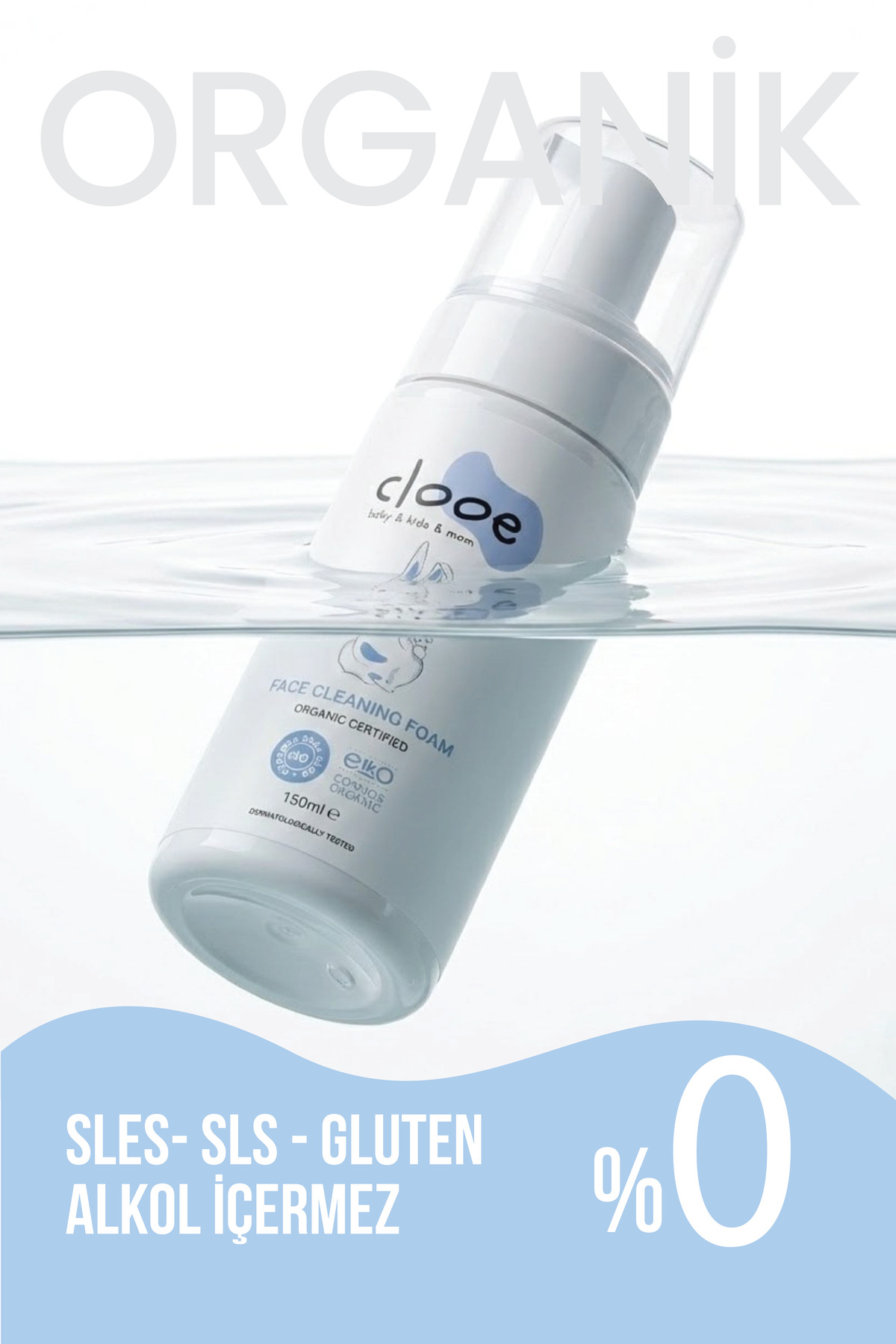 Yüz Temizleme Köpüğü 150 ml - Aloe Vera & Meyan Kökü Özlü - Hassas Ciltler İçin - Doğal İçerikli - Organik - Vegan — STK003 — تصویر 3 از 6