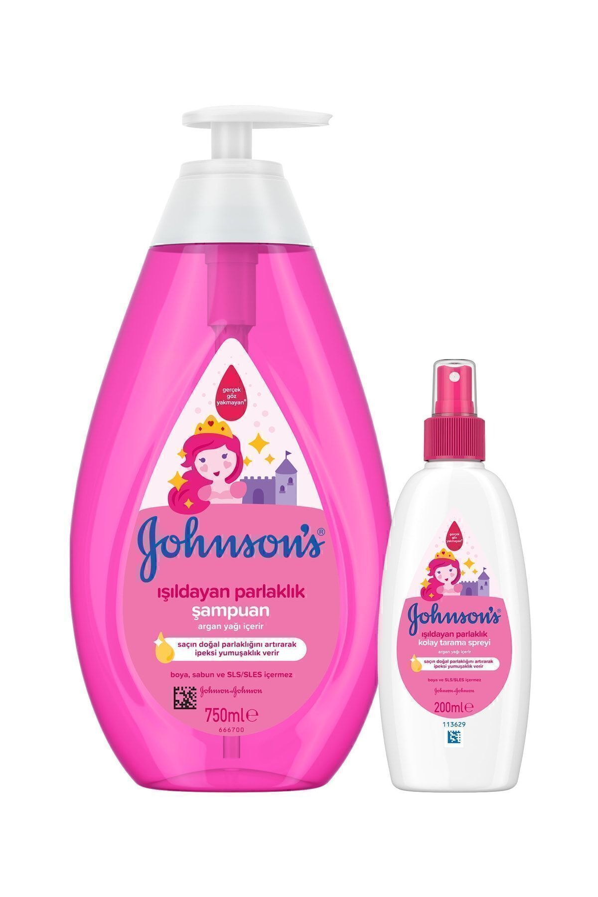 Johnson's Işıldayan Parlaklık Bebek Şampuanı + Işıldayan Parlaklık Kolay Tarama Saç Spreyi fotoğrafı 2 (önizleme)