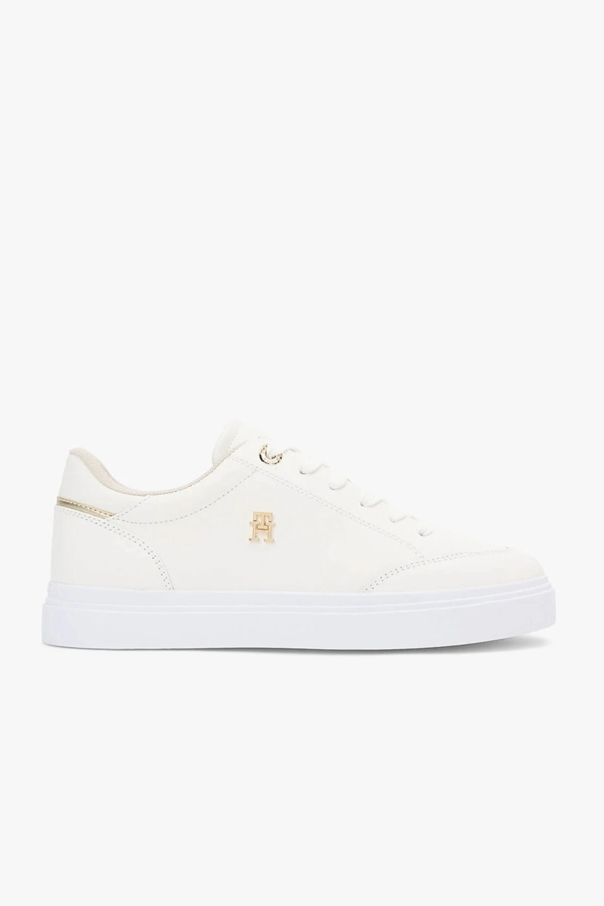 1_org_zoom لوگوی برند زنانه مناسب برای استفاده روزمره اسنیکر FW0FW09106 BDS Tommy Hilfiger تامی هیلفیگر اورجینال - تصویر 1