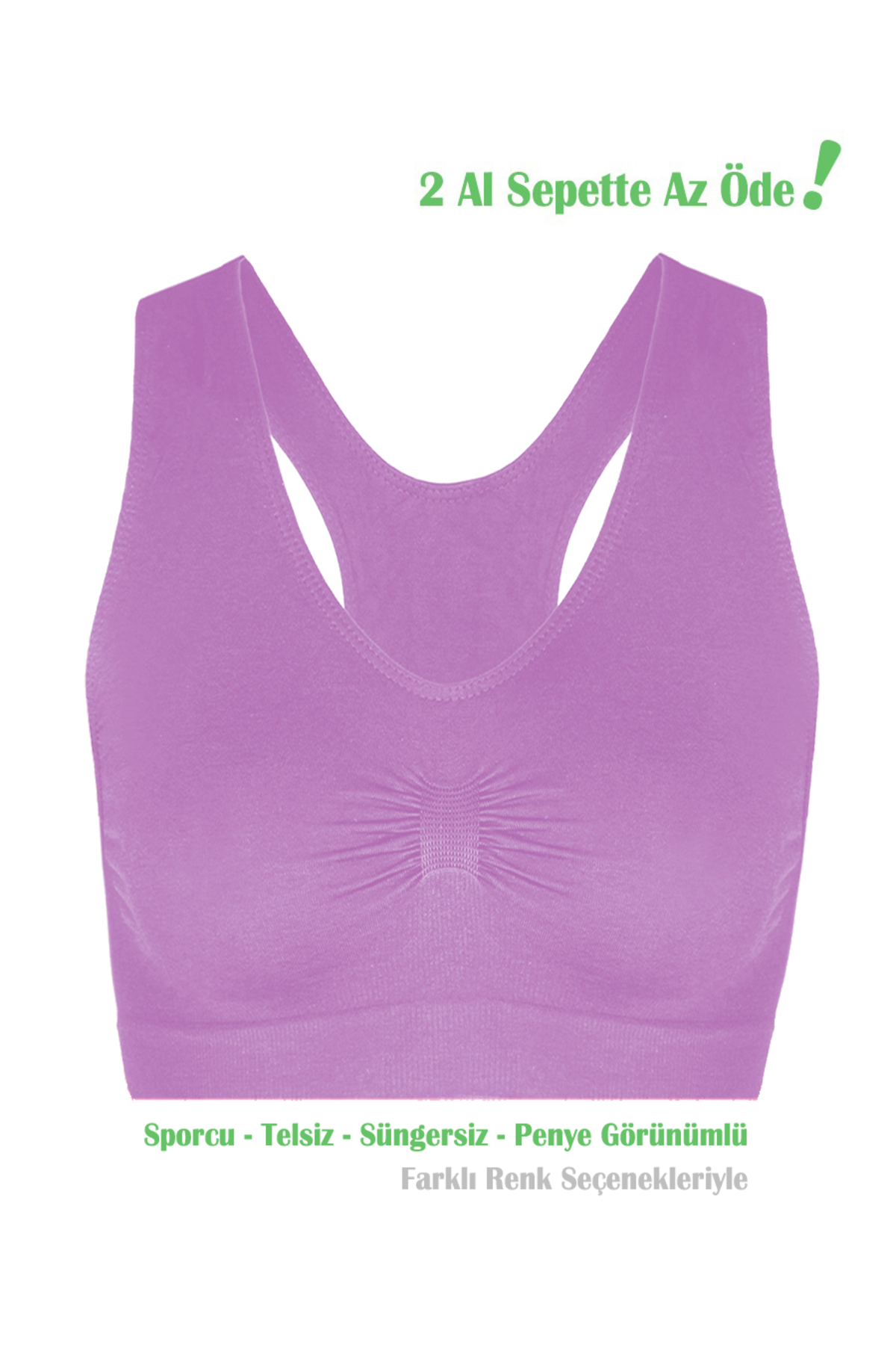 Women's Damson Padless Lycra Sports Bra Bustier - Wrap Up Bra