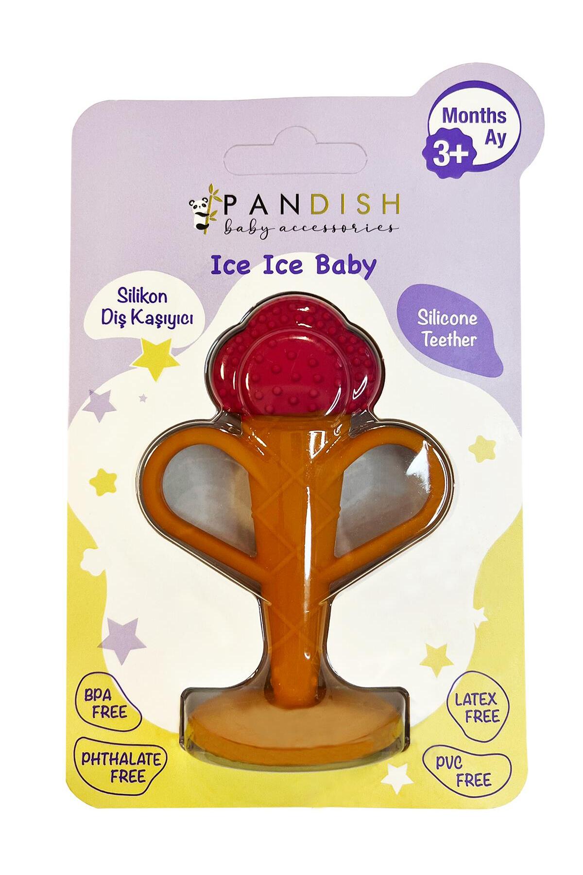 pandish Ice Ice Baby Sour Cherry -vişneli/çilekli Dondurma Diş Kaşıyıcı fotoğrafı 3 (önizleme)