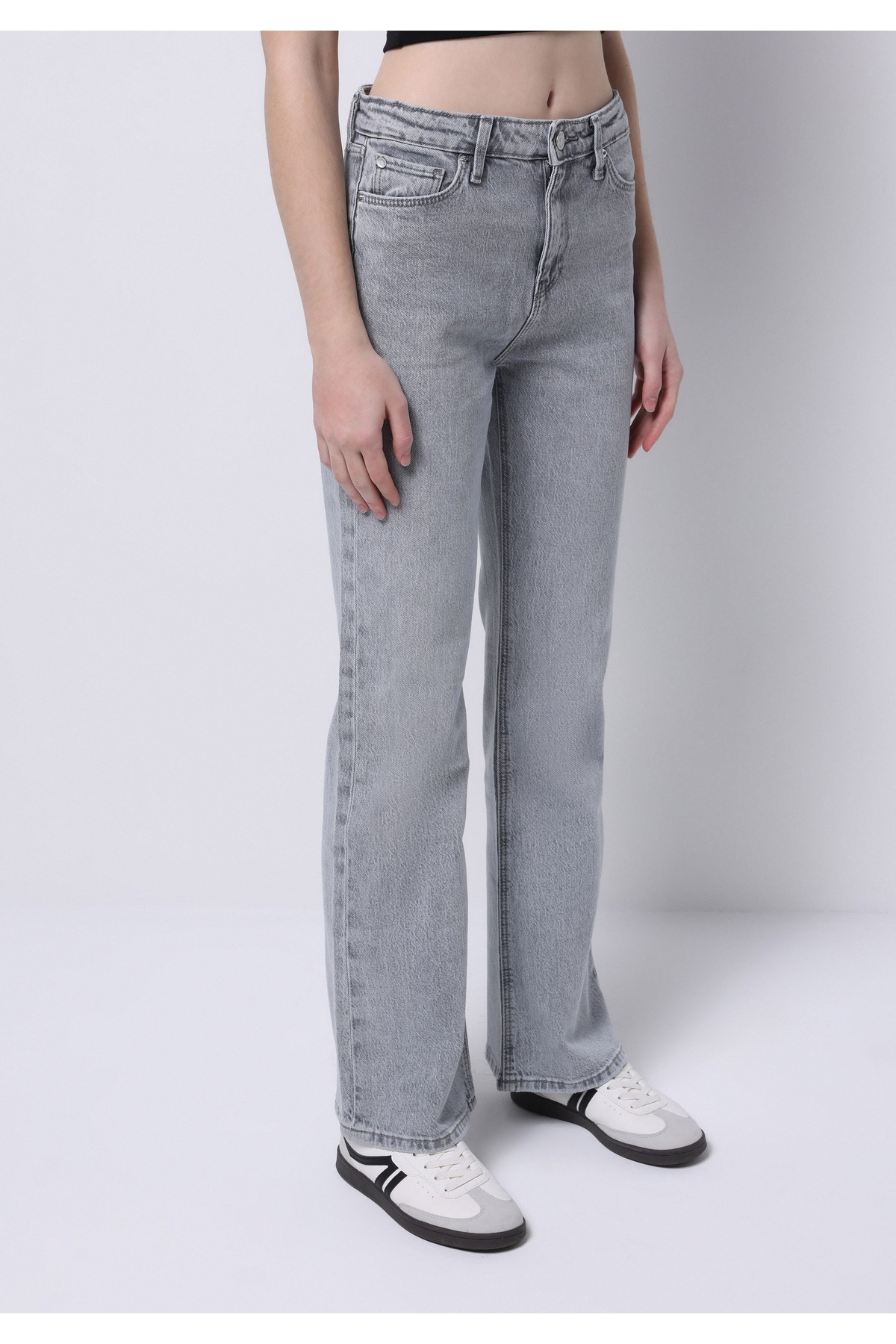 Colin’s  Regular Fit Kadın Gri Jean Pantolon - Görsel 4