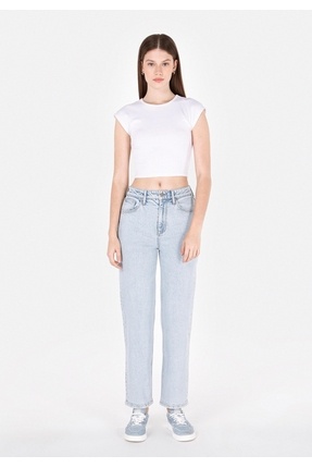 Colin’s Straight Fit Yüksek Bel Düz Paça Kadın İndigo Jean Pantolon