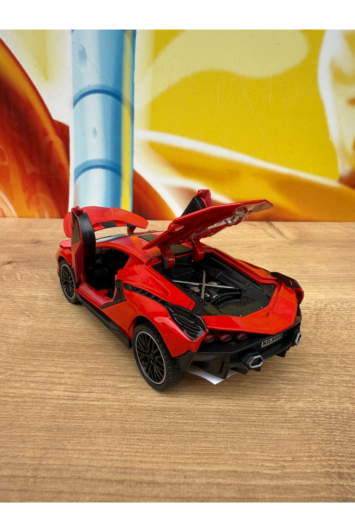 scntoys Lamborghini Veneno Diecast Araba Kapı Bagaj Kaput Açılır Oyuncak Lamborghini Araba fotoğrafı 5 (önizleme)