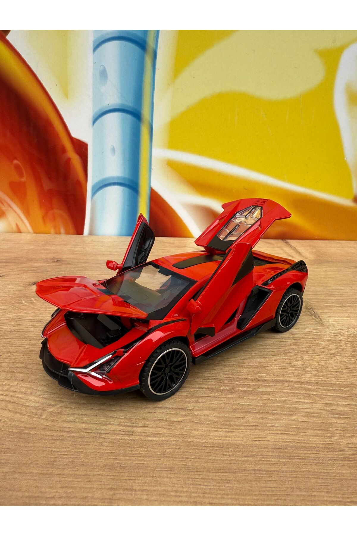 scntoys Lamborghini Veneno Diecast Araba Kapı Bagaj Kaput Açılır Oyuncak Lamborghini Araba fotoğrafı 4 (önizleme)
