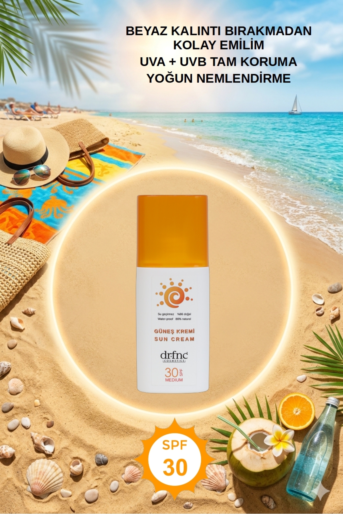 Mineral filtreli 30 SPF Güneş Kremi - 150 ML — 0219 — تصویر 3 از 6