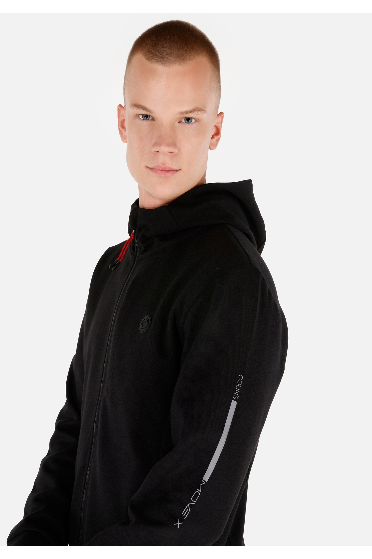 Colin's Regular Fit Erkek Siyah Fermuarlı Ceket görsel 7