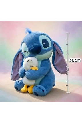 NB market Yavrulu stitch Peluş oyuncak 30cm uyku arkaşı ördek stich arkadaş