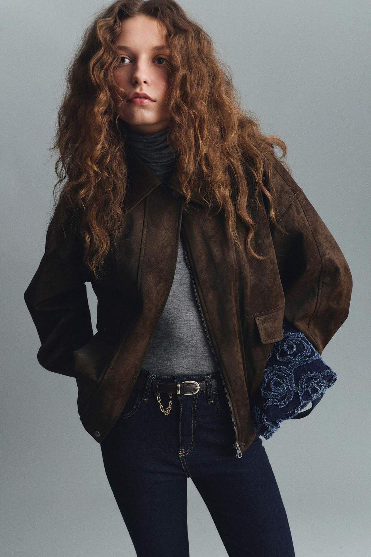 Defacto  Su Geçirmez Dad Fıt Suni Deri Mont G6497AX26SP - Görsel 3