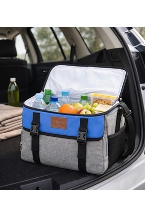 PERLOTUS Soğuk Sıcak Tutan Yalıtımlı Termal Termos Yiyecek Içecek Çantası Buz...