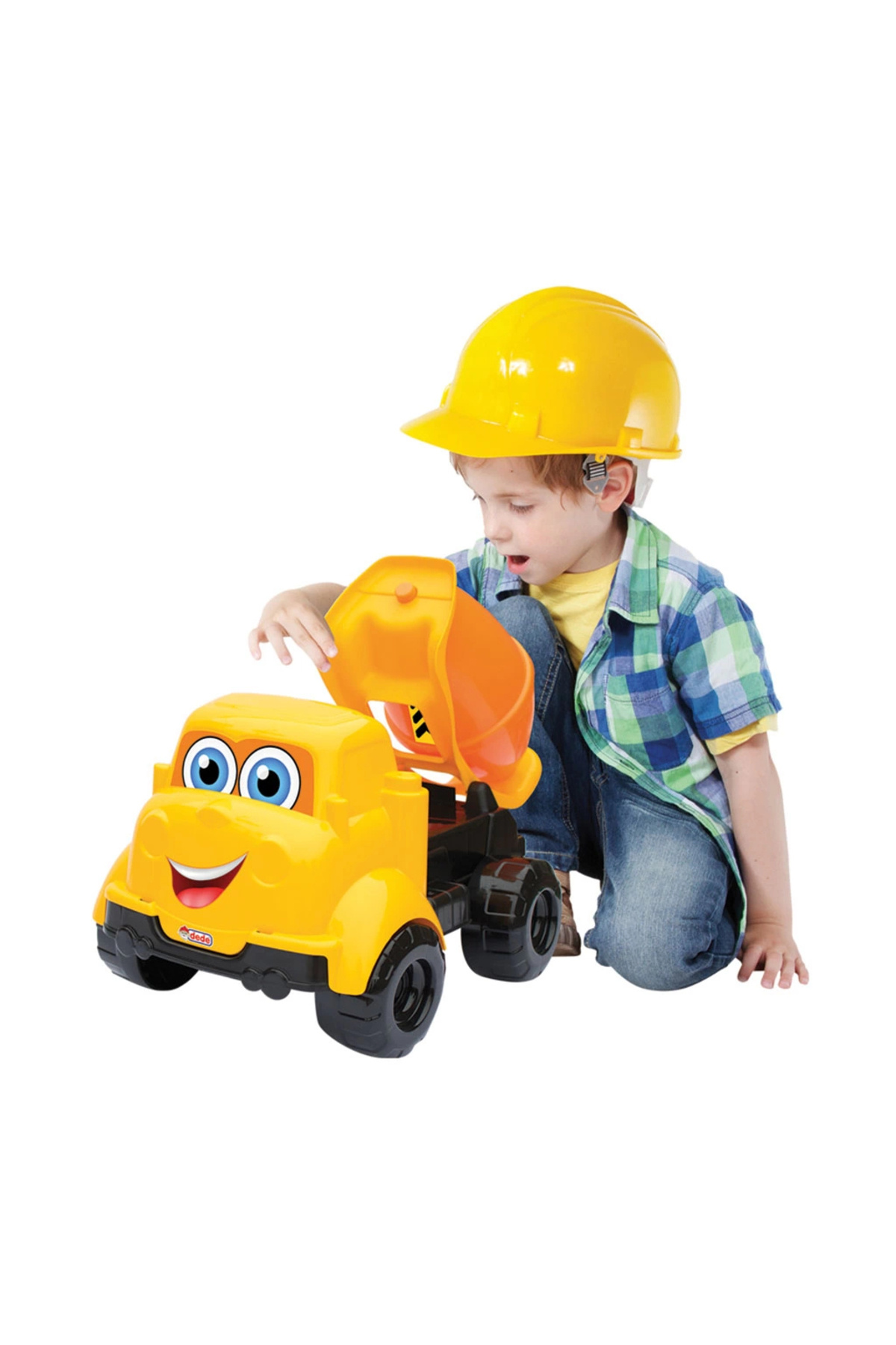 Doğan Oyuncak Dünyası Benim Ilk Çimento Kamyonum - Araç Seti - Inşaat Seti - Inşaat Arabaları - Kamyon - Kepçe fotoğrafı 4 (önizleme)