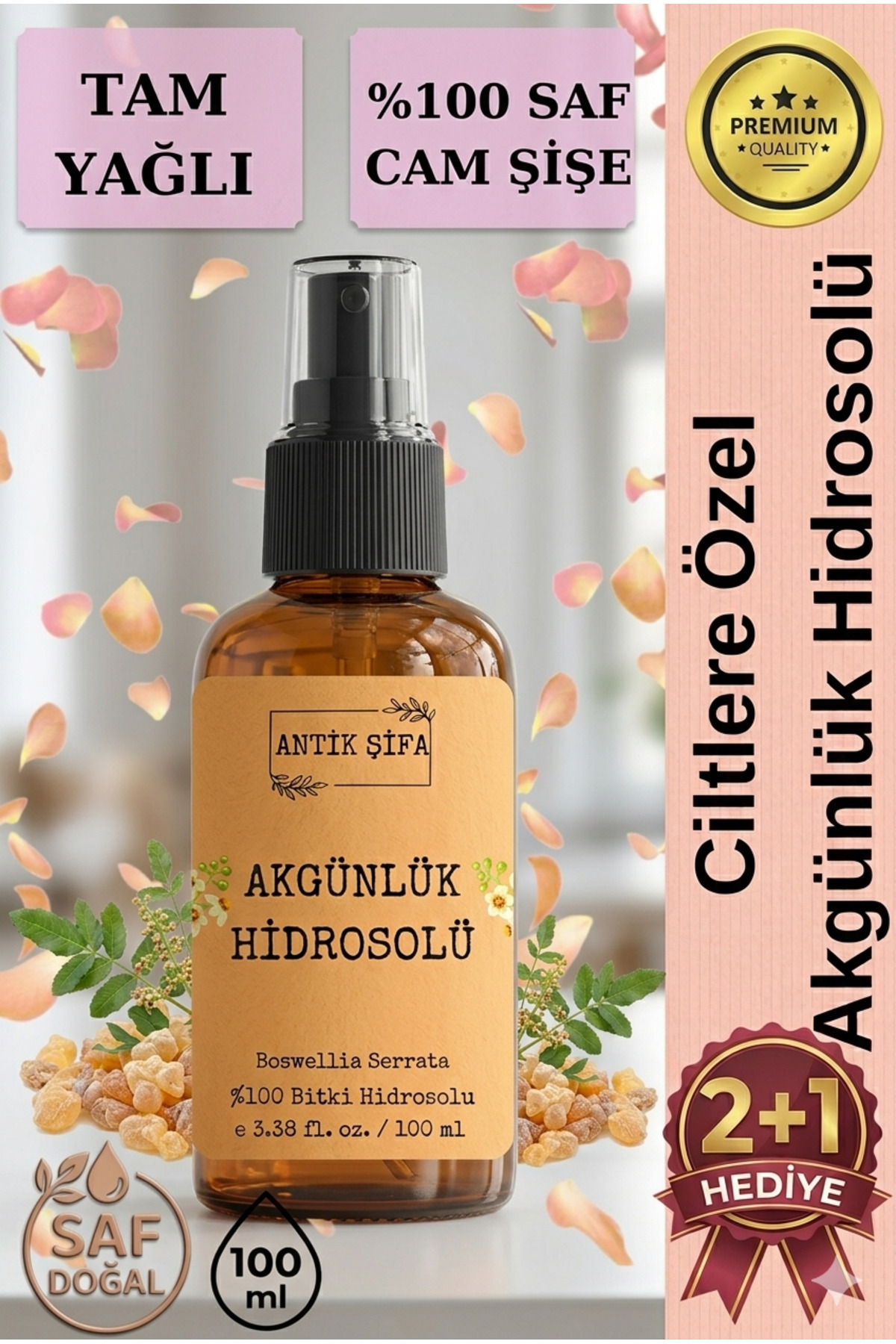 Akgünlük Suyu (100ml) - %100 Saf Doğal Ak günlük Hidrosolü — akgünlük1 — تصویر 3 از 7